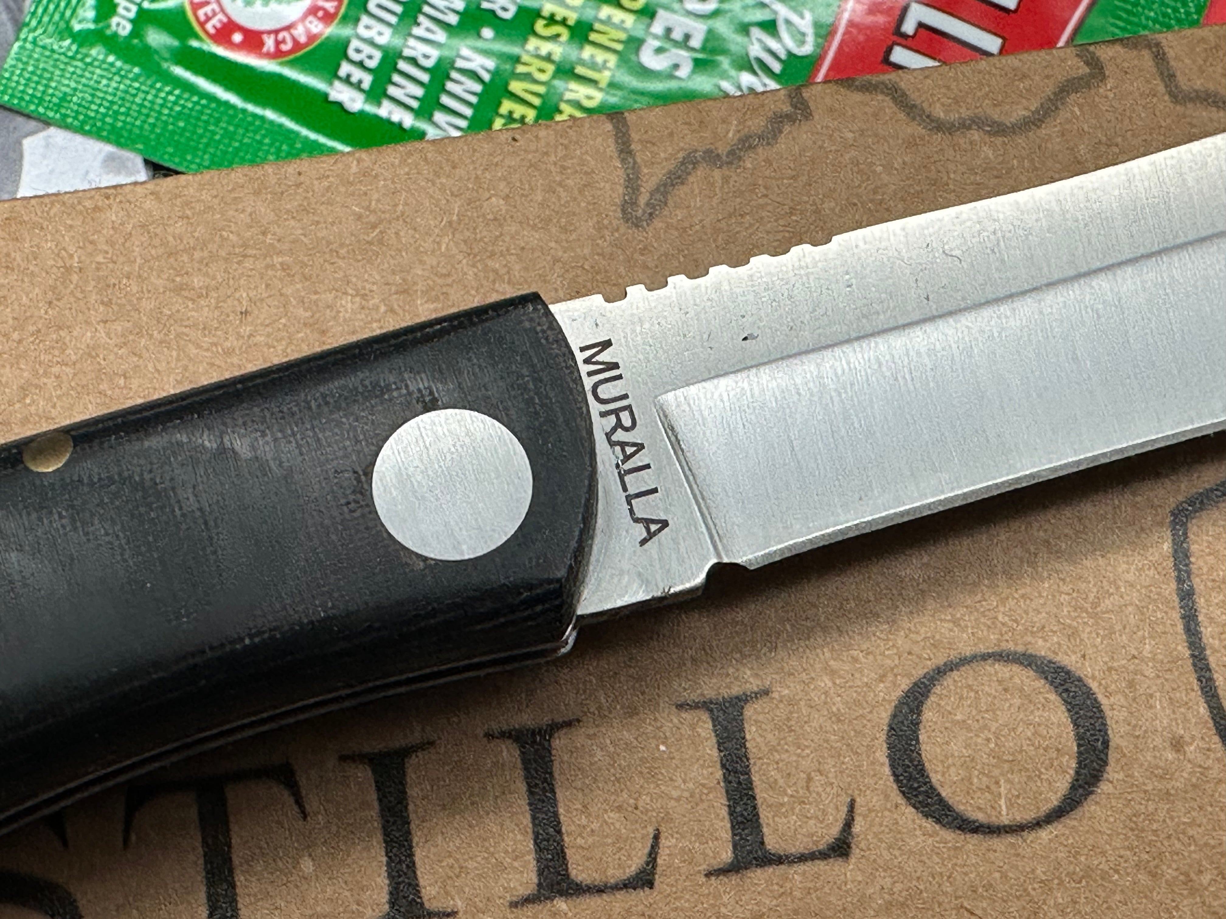 Castillo Muralla Folding Knife Twilight Blue Micarta