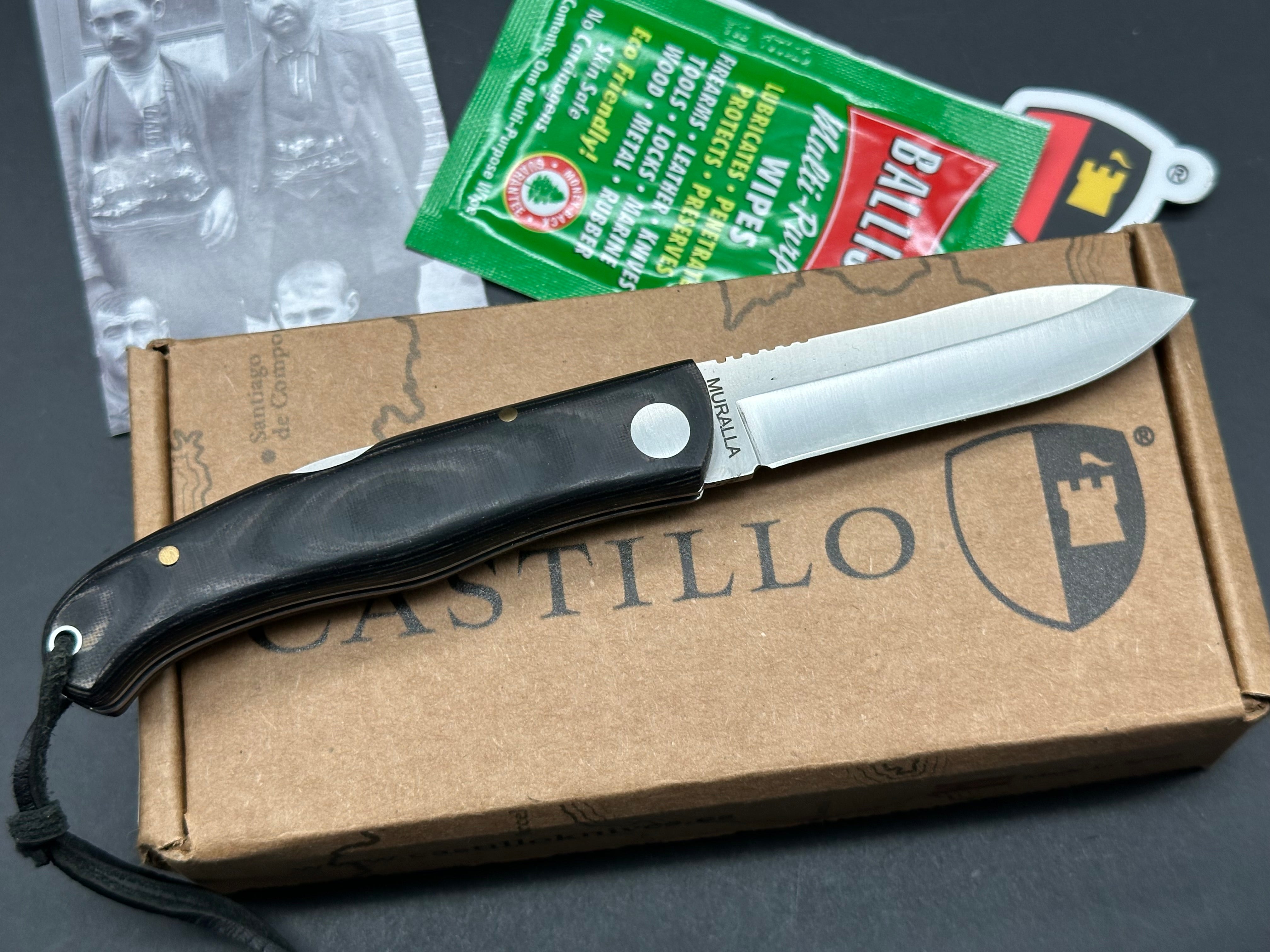 Castillo Muralla Folding Knife Twilight Blue Micarta