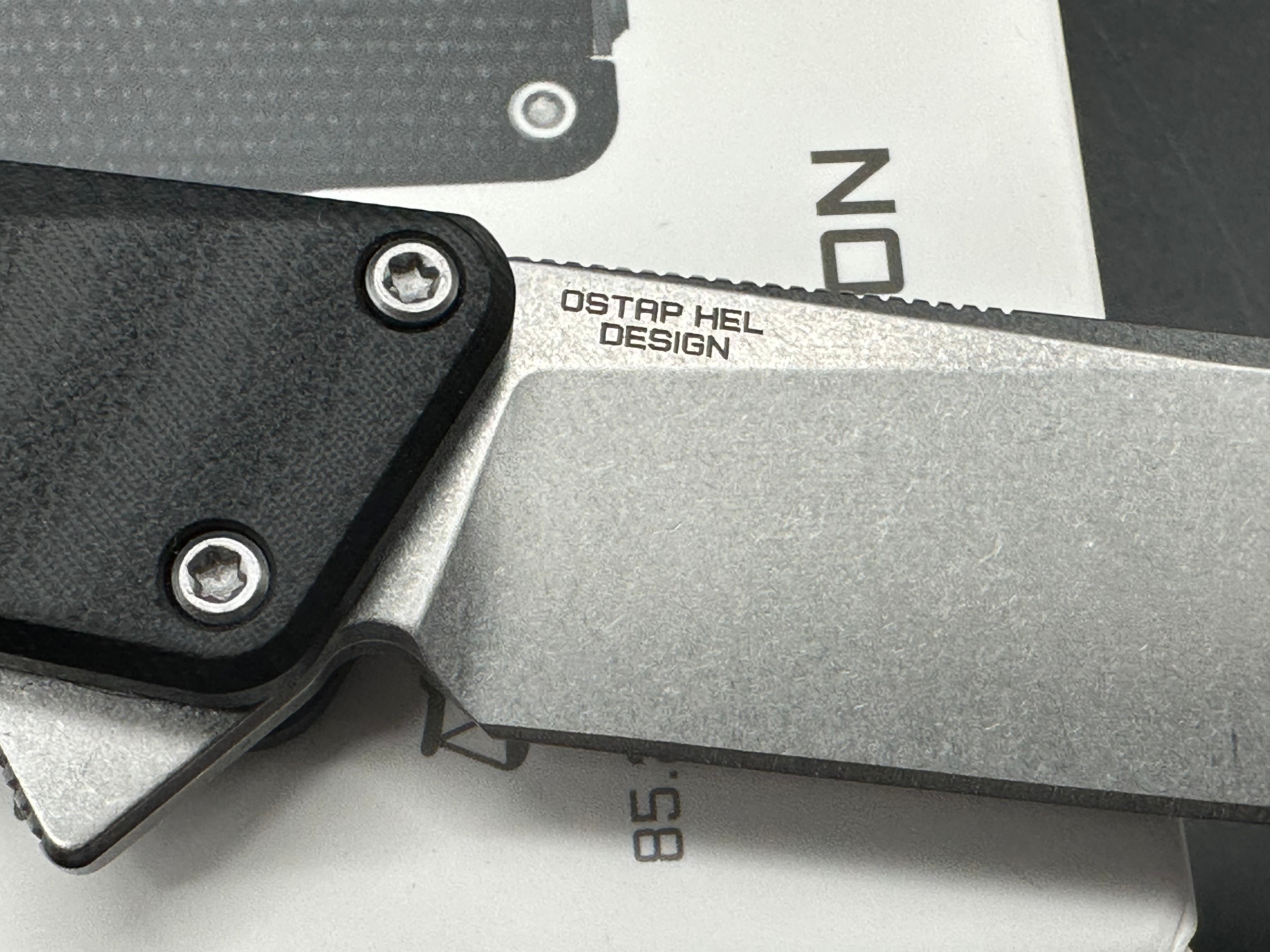 Oknife AION Black G10 Flipper Folding Pocket Knife