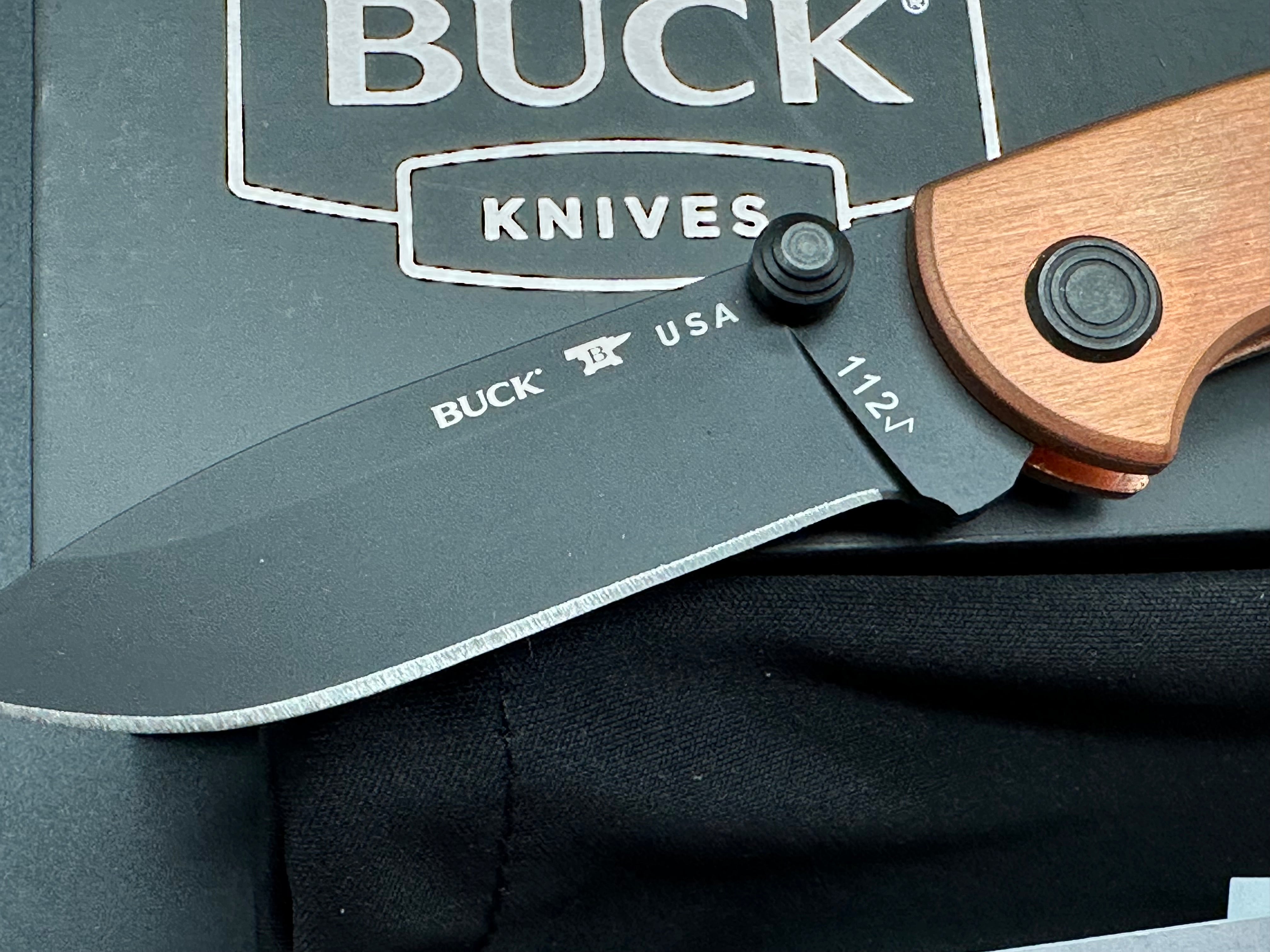 Buck 112 Buck of the Month 1 of 500 Copper scales, S30V