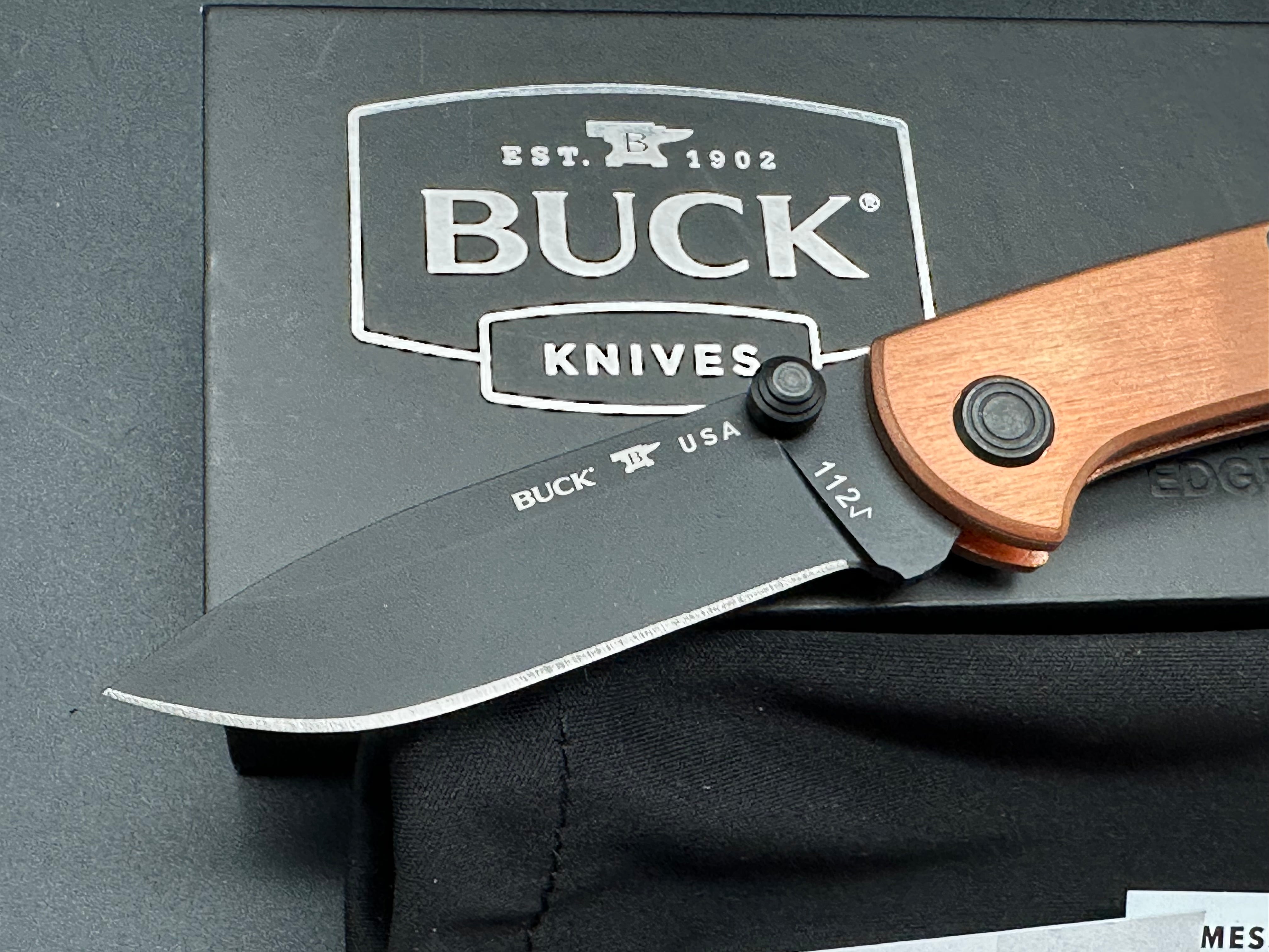 Buck 112 Buck of the Month 1 of 500 Copper scales, S30V