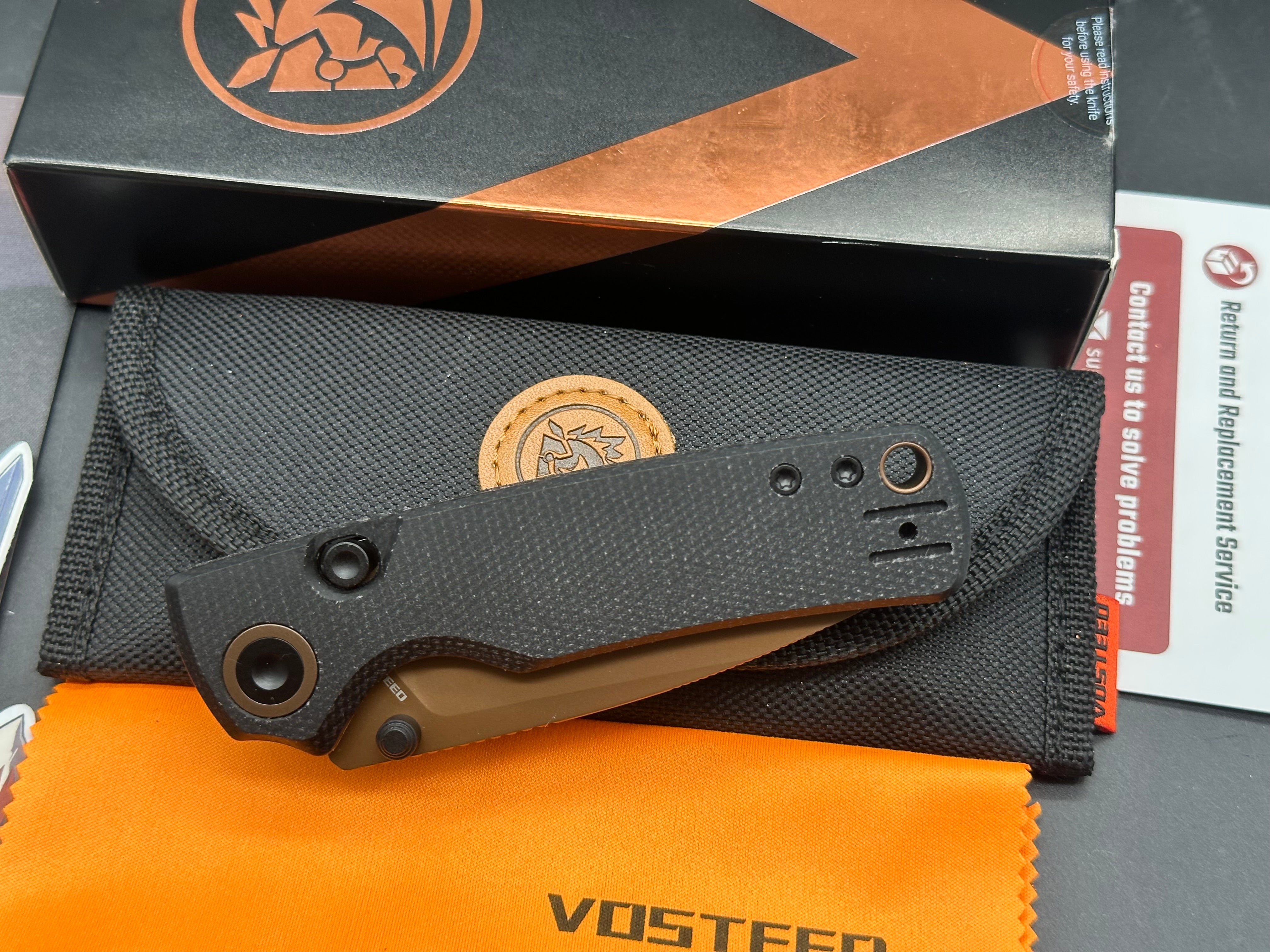 Vosteed Porcupine - Top Liner Lock (2.99" 14C28N Blade & Micarta Handle)