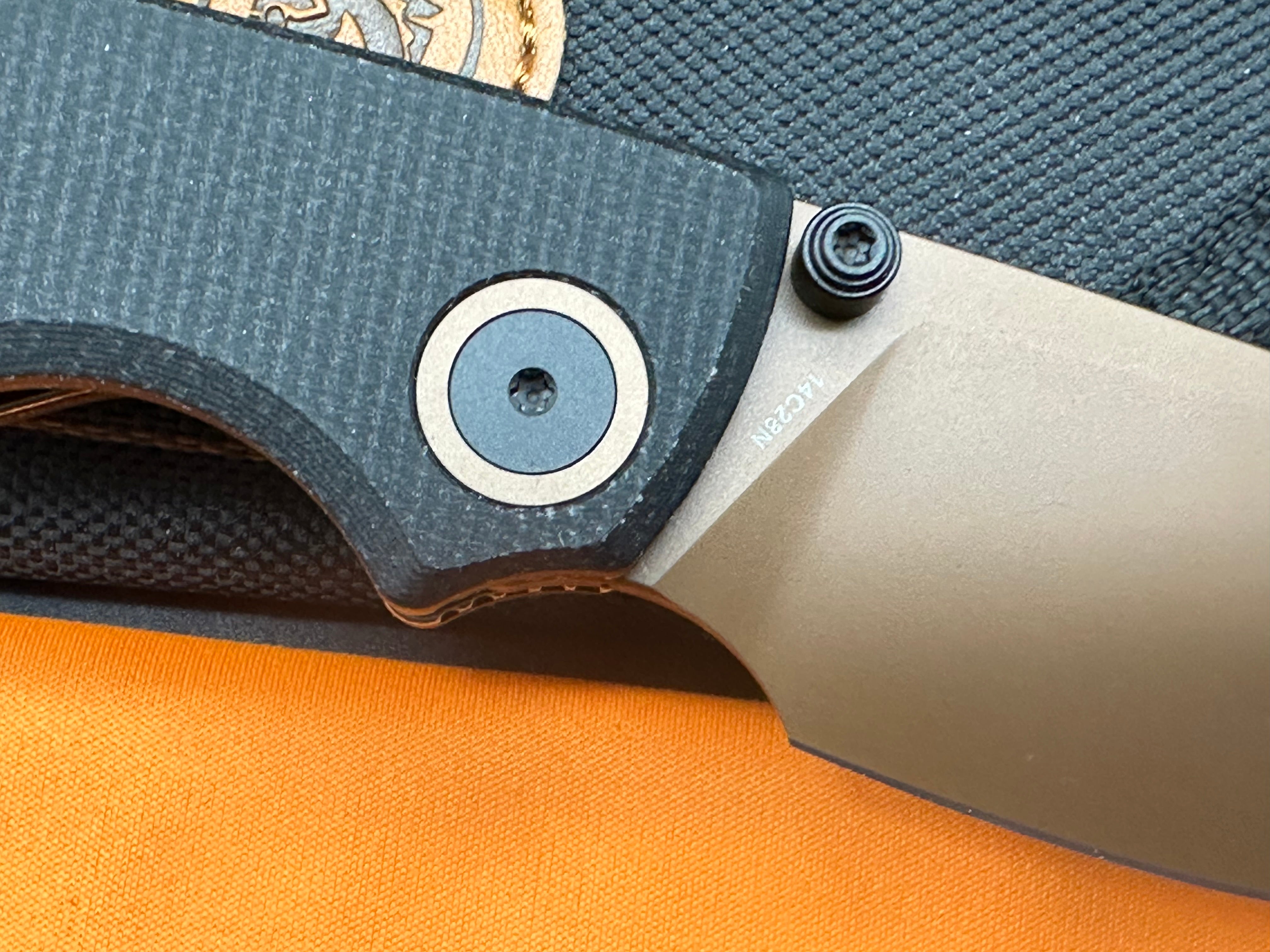 Vosteed Porcupine - Top Liner Lock (2.99" 14C28N Blade & Micarta Handle)