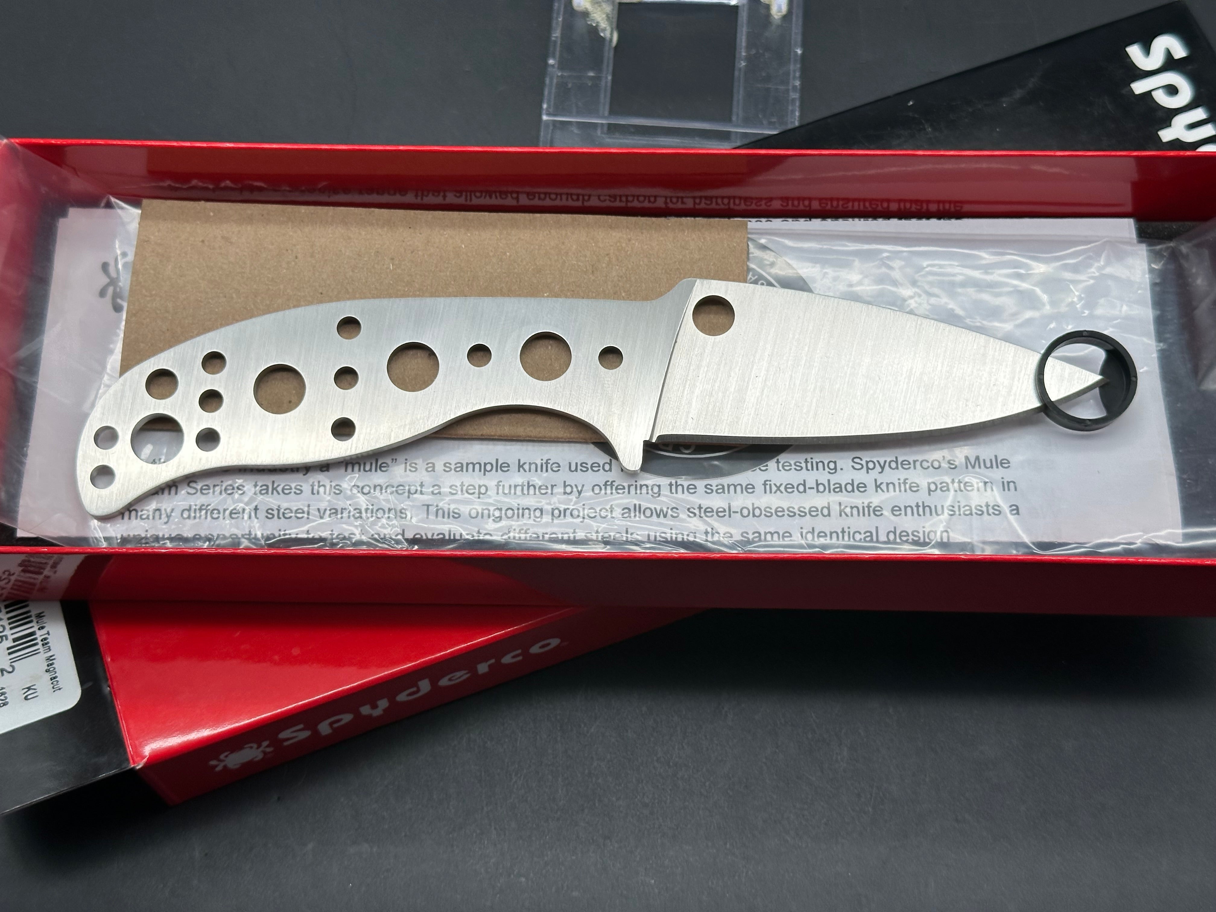 Spyderco Mule, New in Box, Magnacut