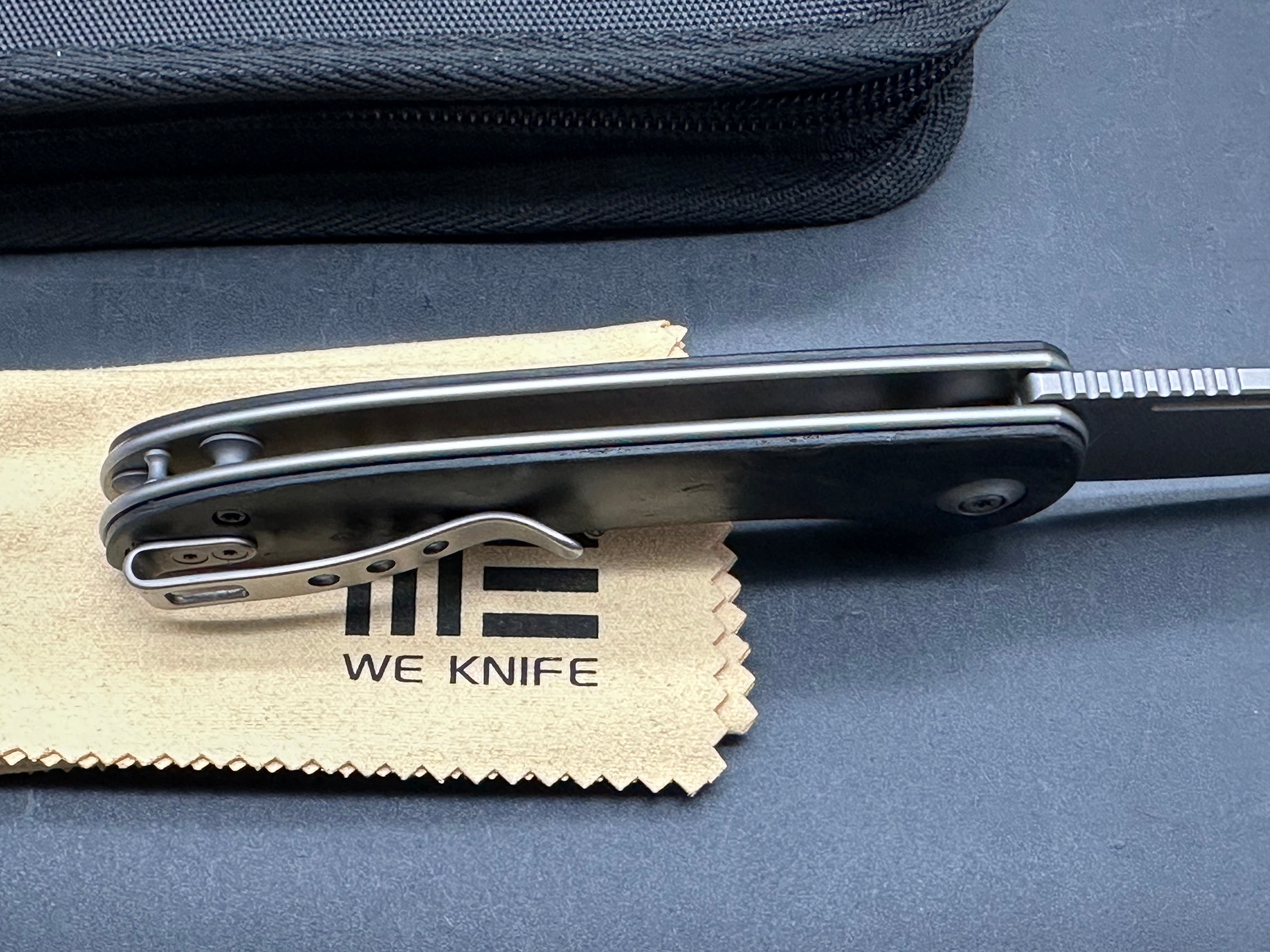 We Saakshi: 3.3 inch CPM-20CV blade, Stonewashed blade. Marble carbon fiber scales Liner lock