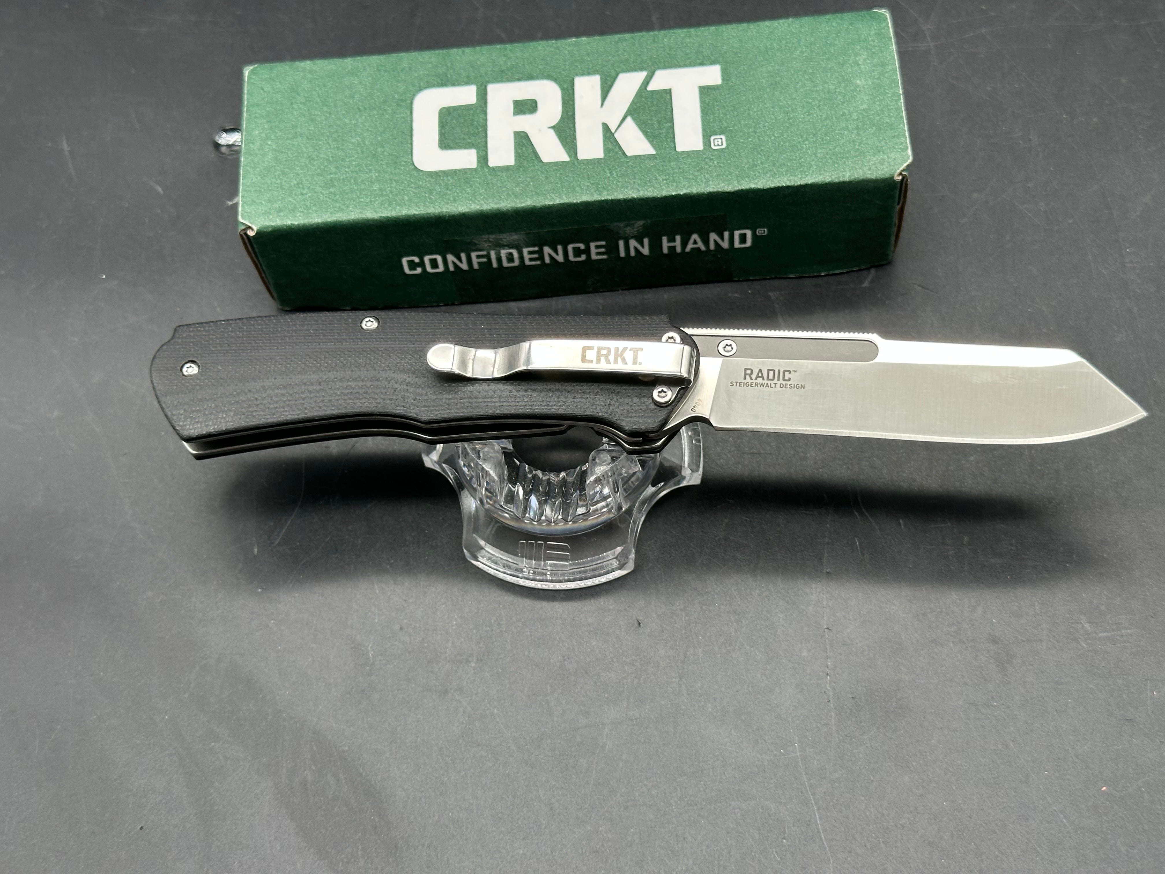 CRKT 10 knife bundle- all like new in boxes