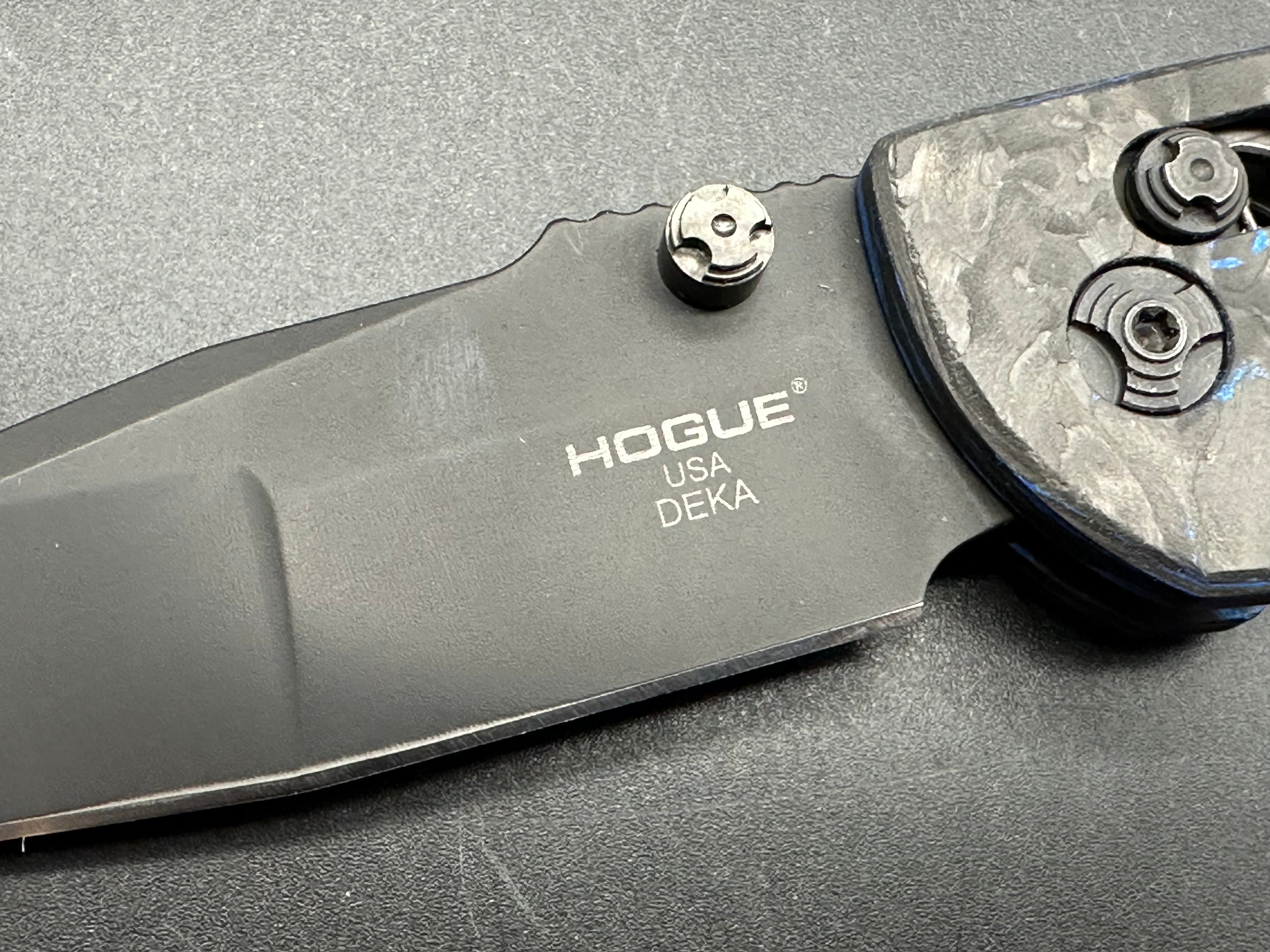Hogue Deka Blue carbon fiber, Magnacut