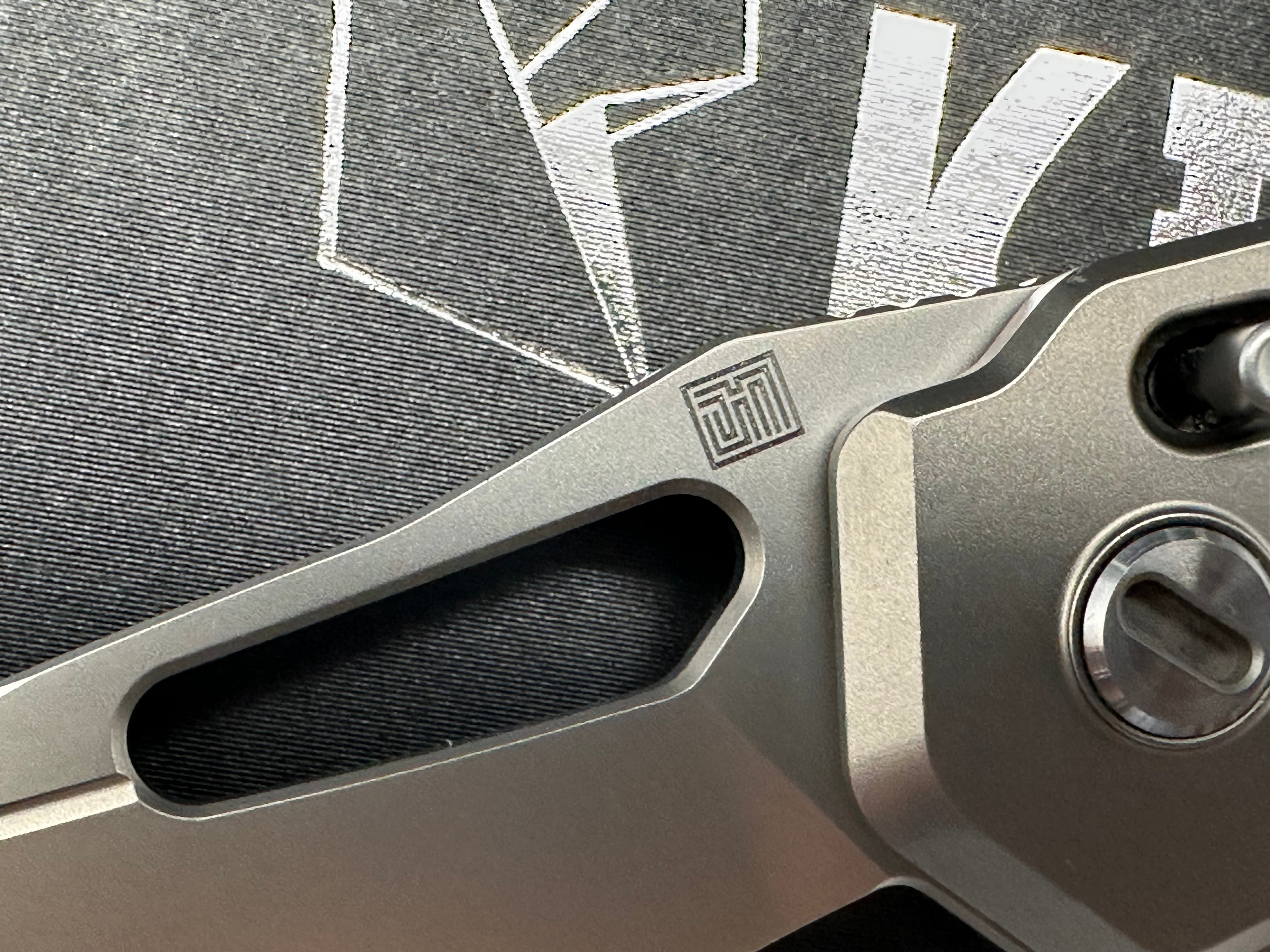 Ketuo Mini Griffin v2 titanium scales and tic coated M390 blade