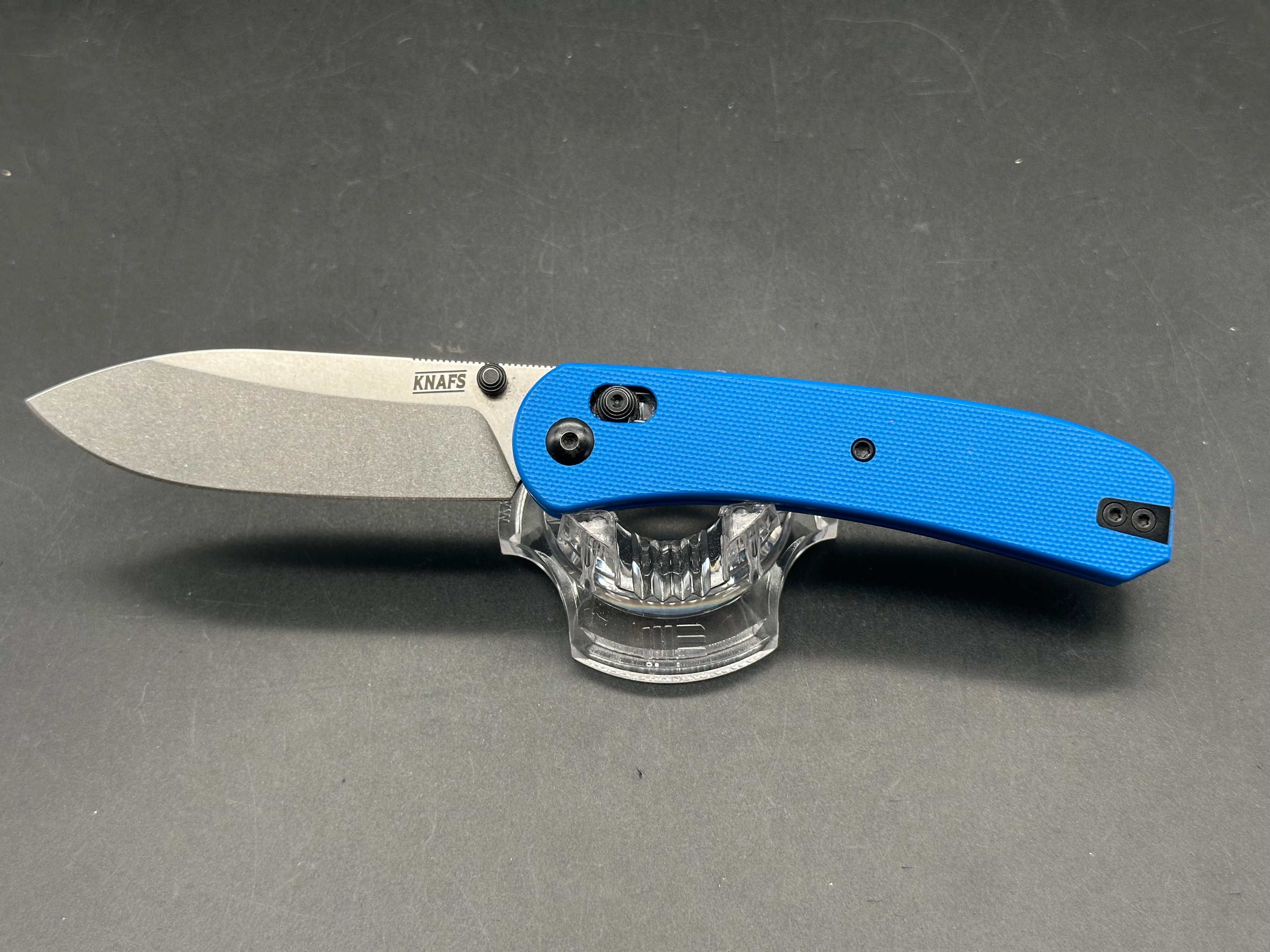 Knafs Lander 2 blue G10 scales CPM=S35VN Steel