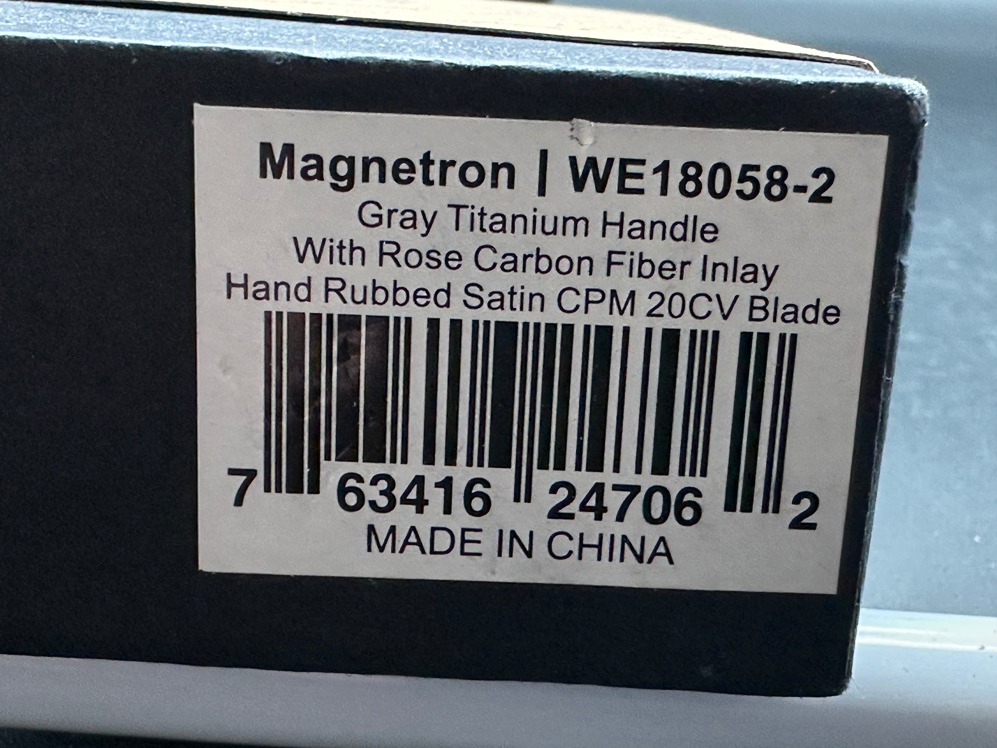 We Knife Magnetron