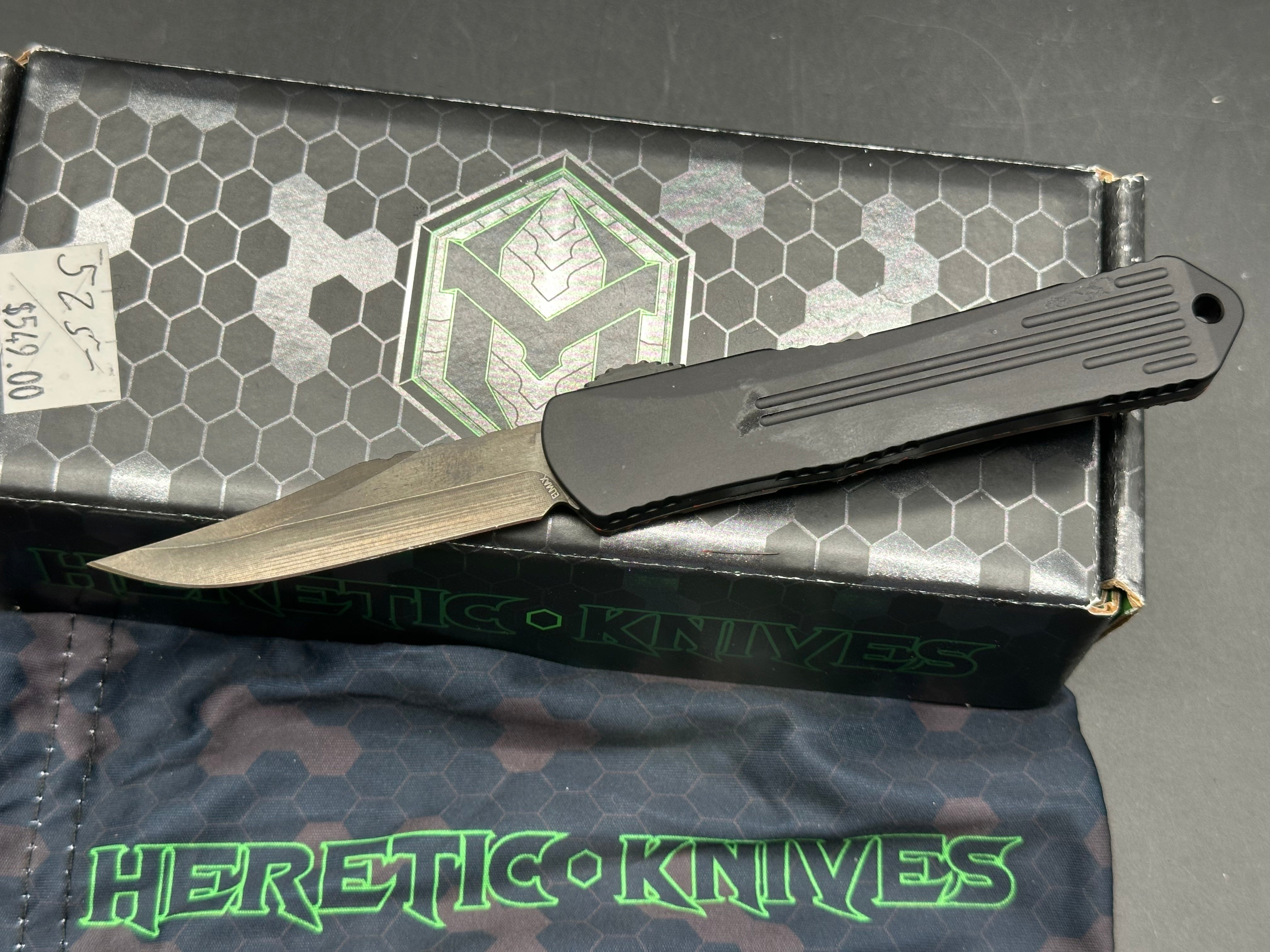 Heretic Manticore S Bowie DLC black ano w/Orange camo carbon