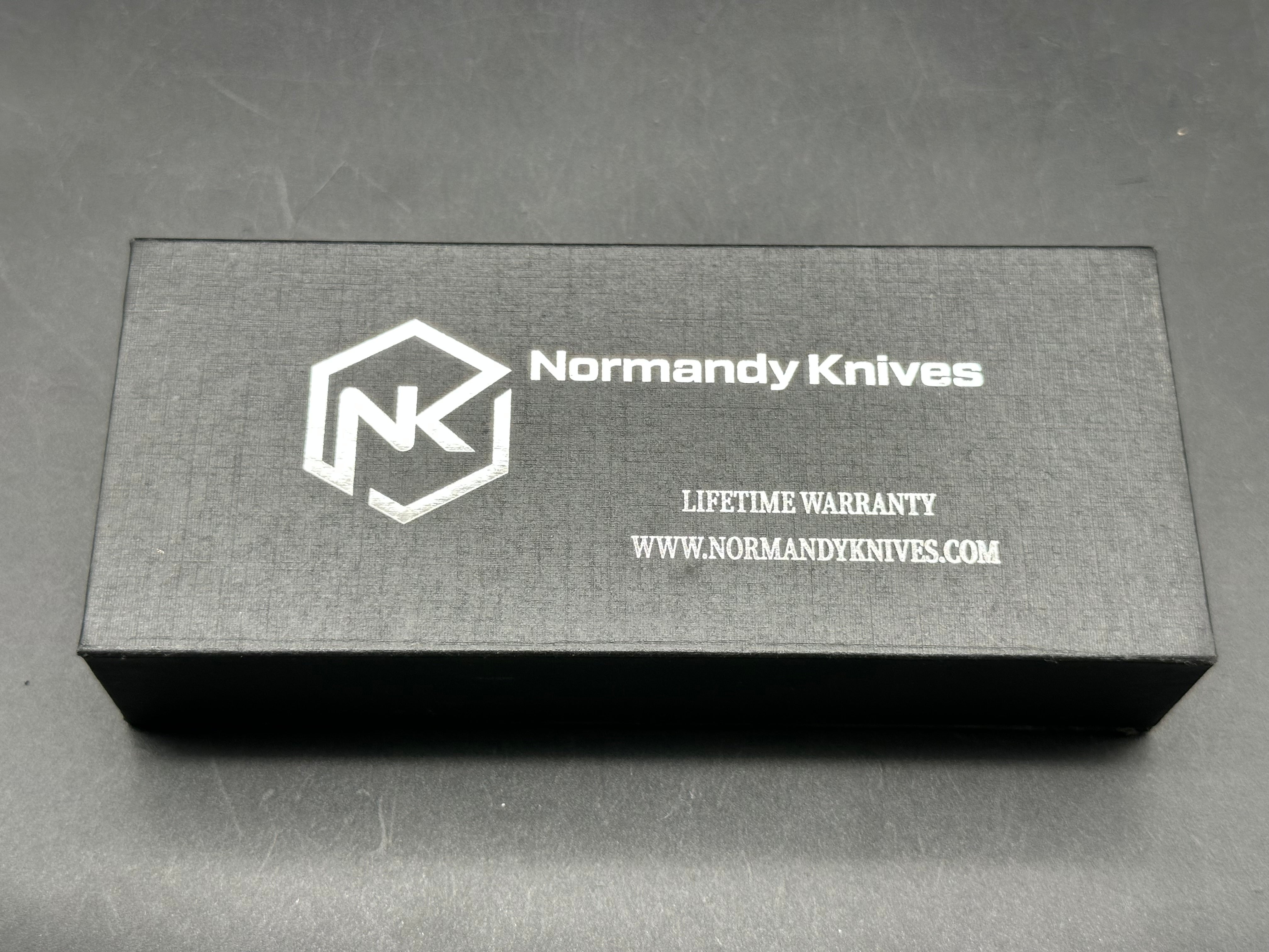 Normandy Knives Shogun: 3.5 inch OTF Damascus VG10 blade