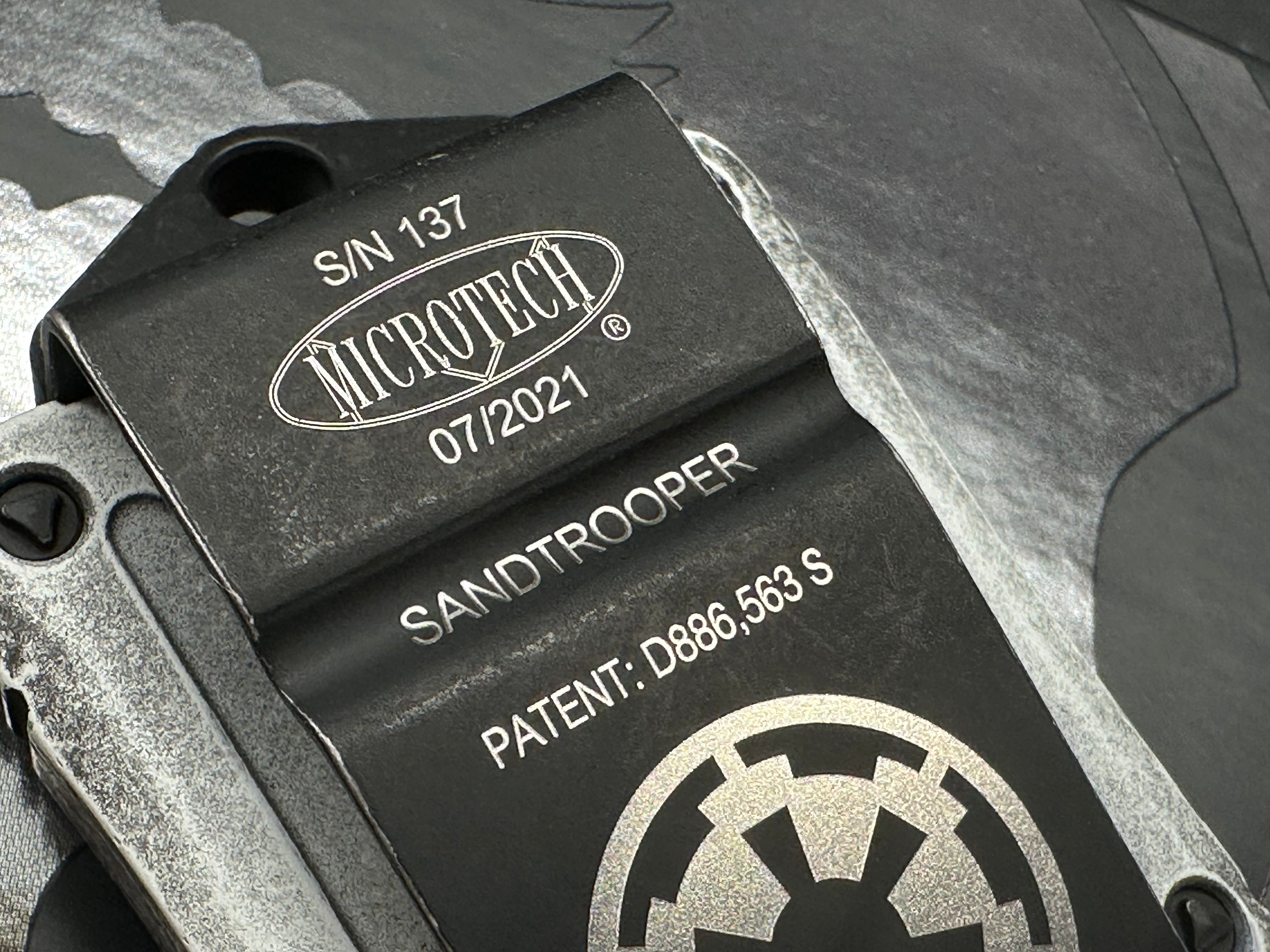 Microtech Exocet Sandtrooper tanto OTF