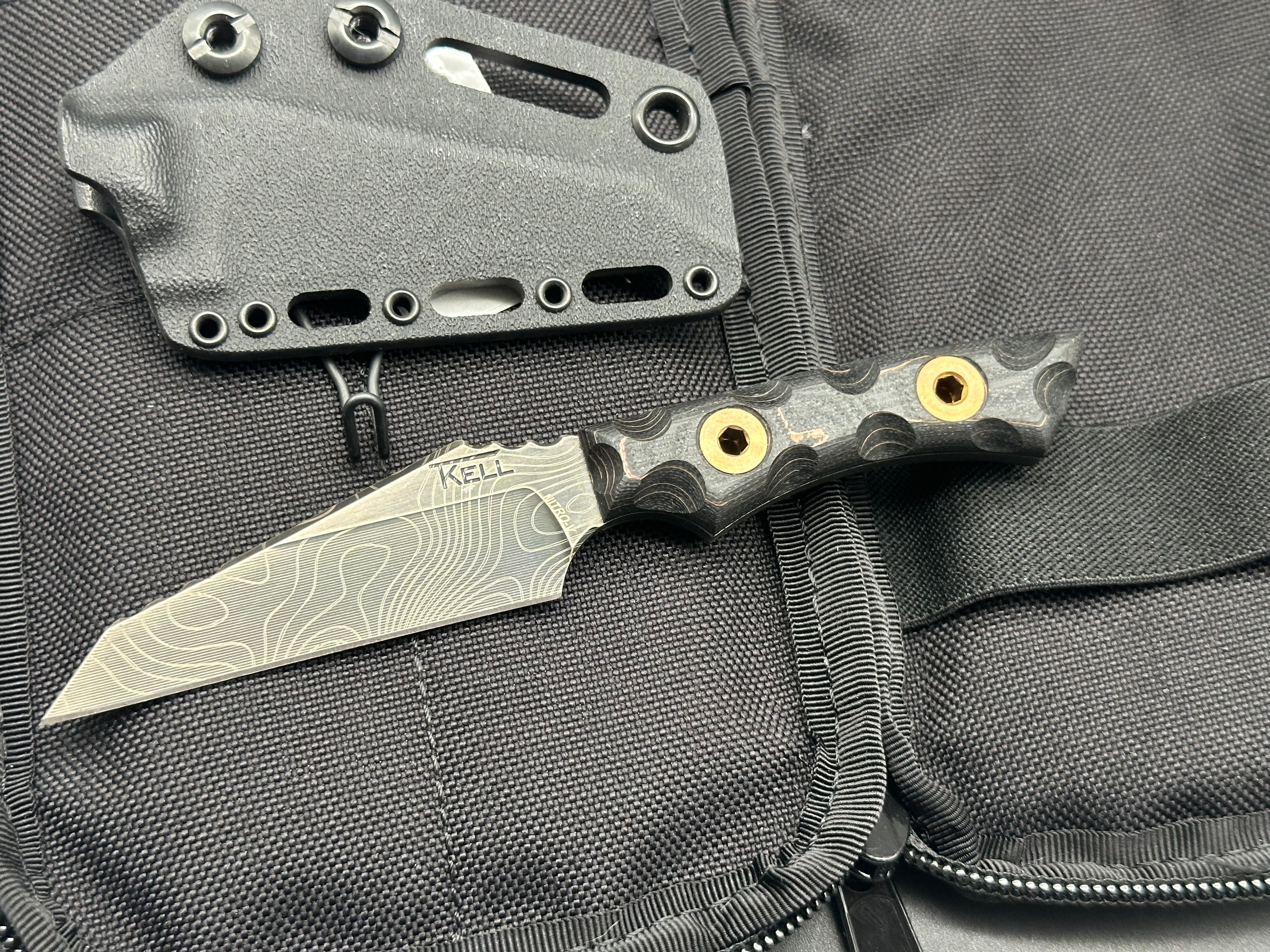 TKell Wharn EDC - BNIP - Limited edition #69 of 100. New neck carry chain and extra belt clip included