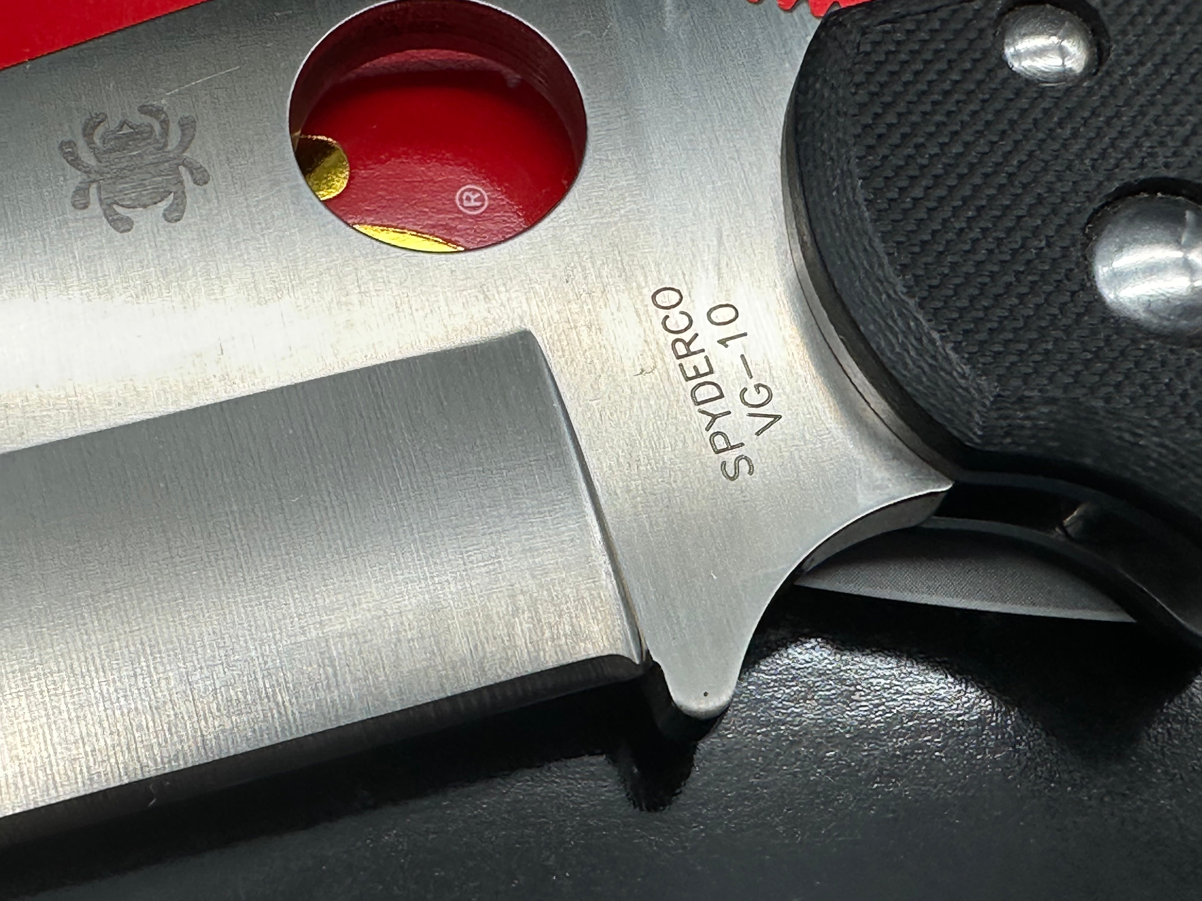 Spyderco Tatanka PowerLock Knife Black G-10 (5.06" Satin)
