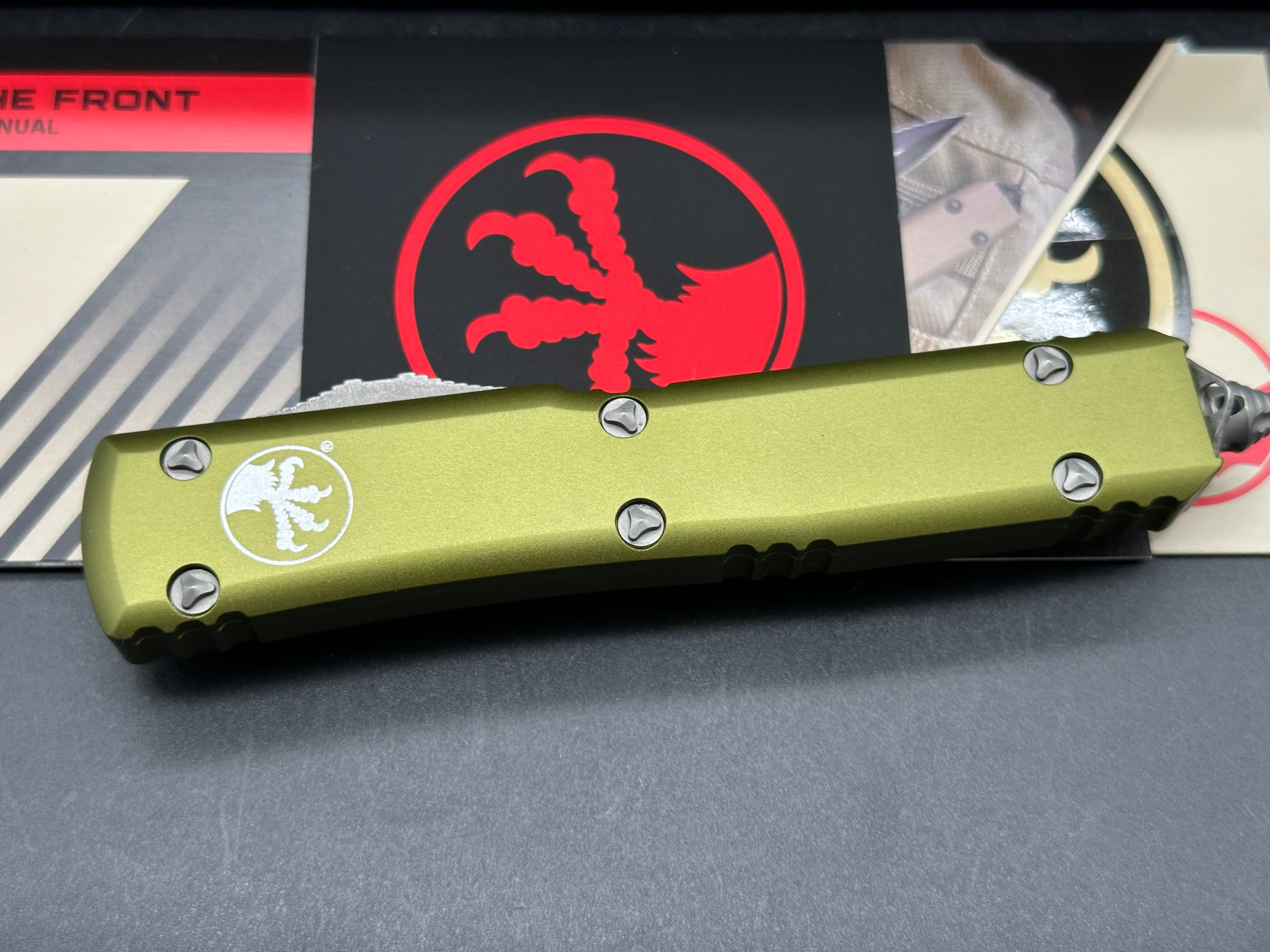 Microtech Ultratech S/E OTF Automatic OD Green (3.4" Apocalyptic)