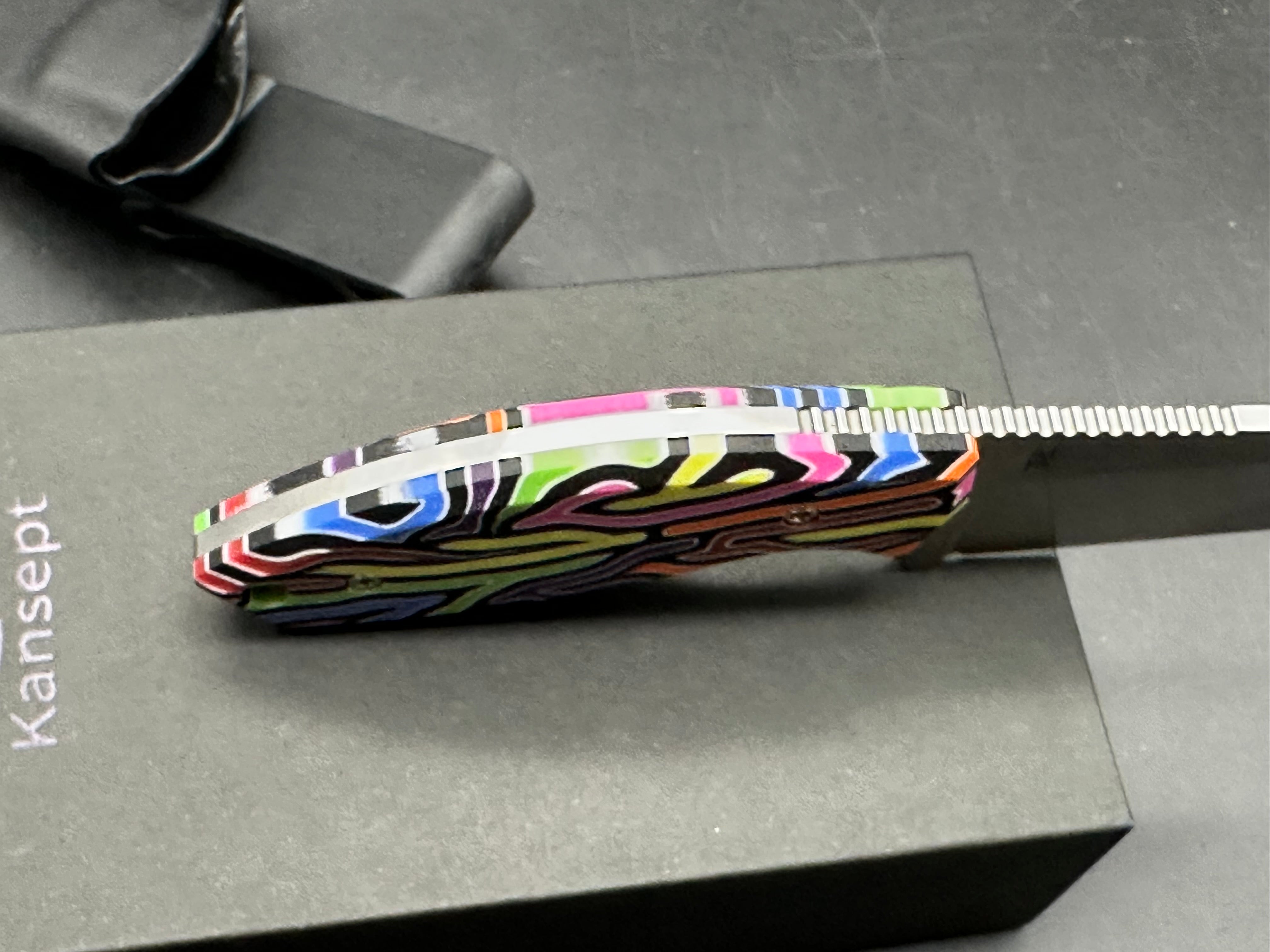 KANSEPT SIAFU | FIXED BLADE | 2.41" D2 BLADE | ARCADE PATTERN G-MASCUS | DIRK PINKERTON DESIGN