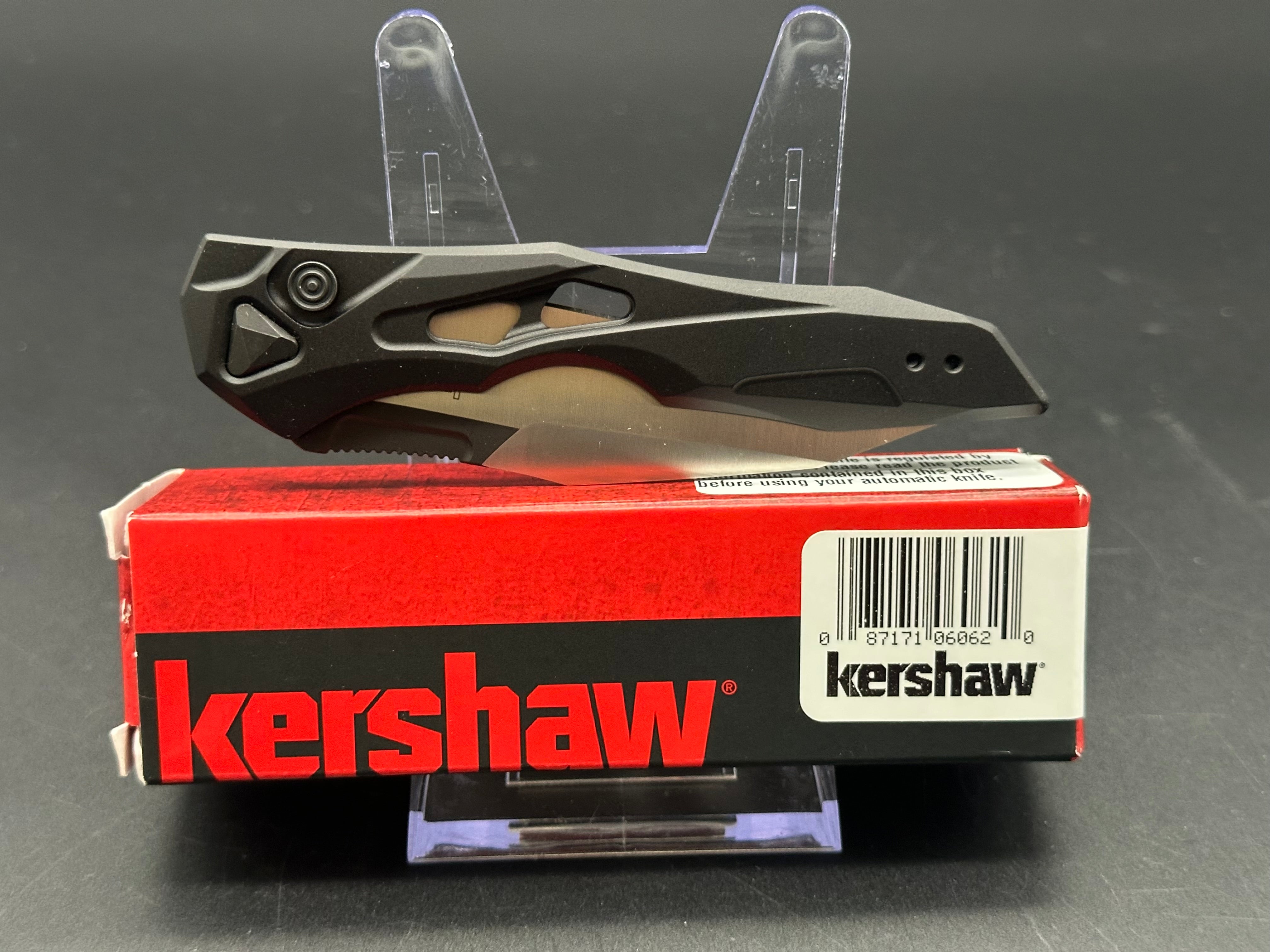 Kershaw Launch 13 Automatic Knife Black (3.5" Two-Tone) 7650