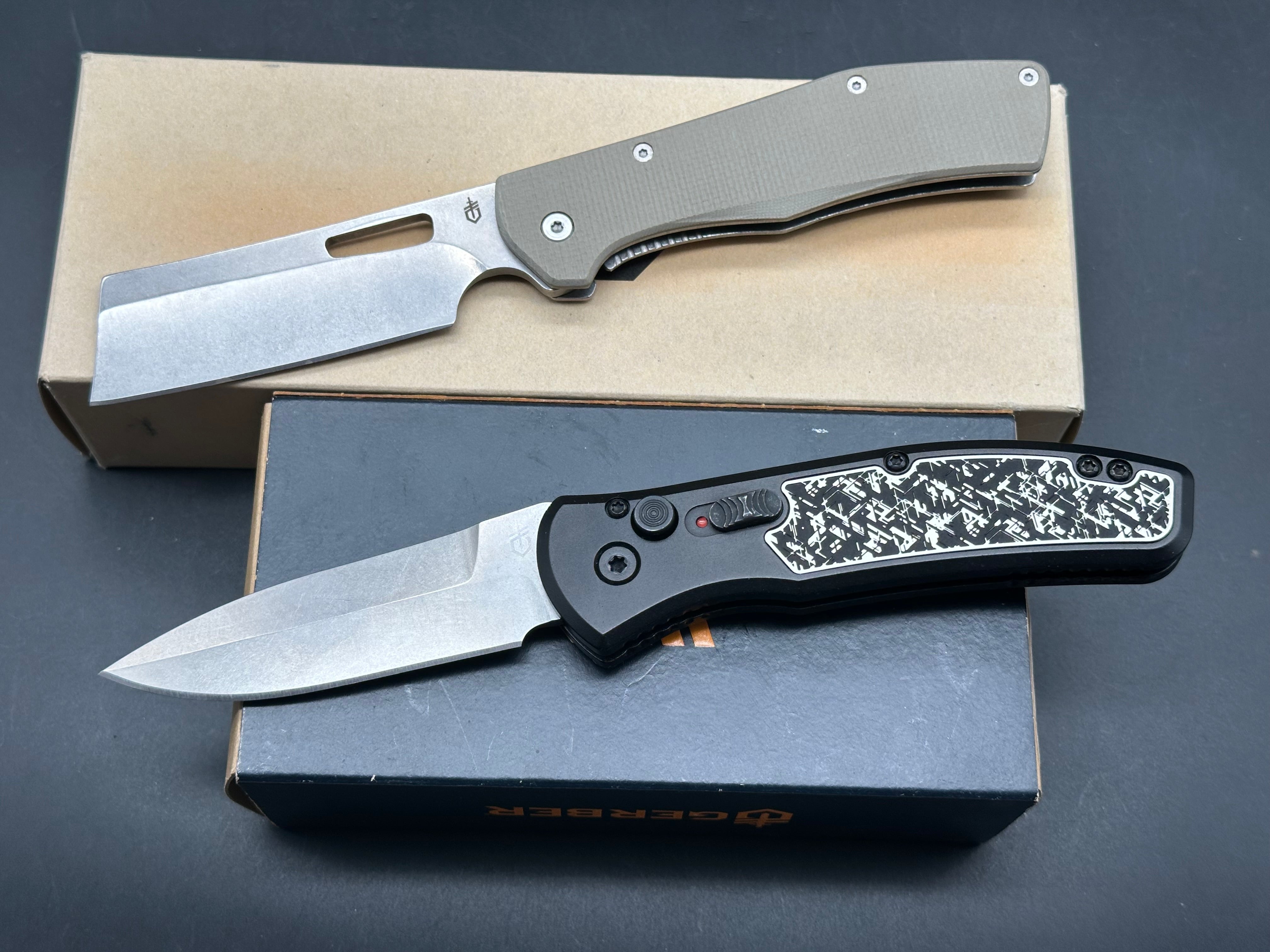 2 knife Gerber bundle Gerber Empower Auto w/S30V and Flatiron