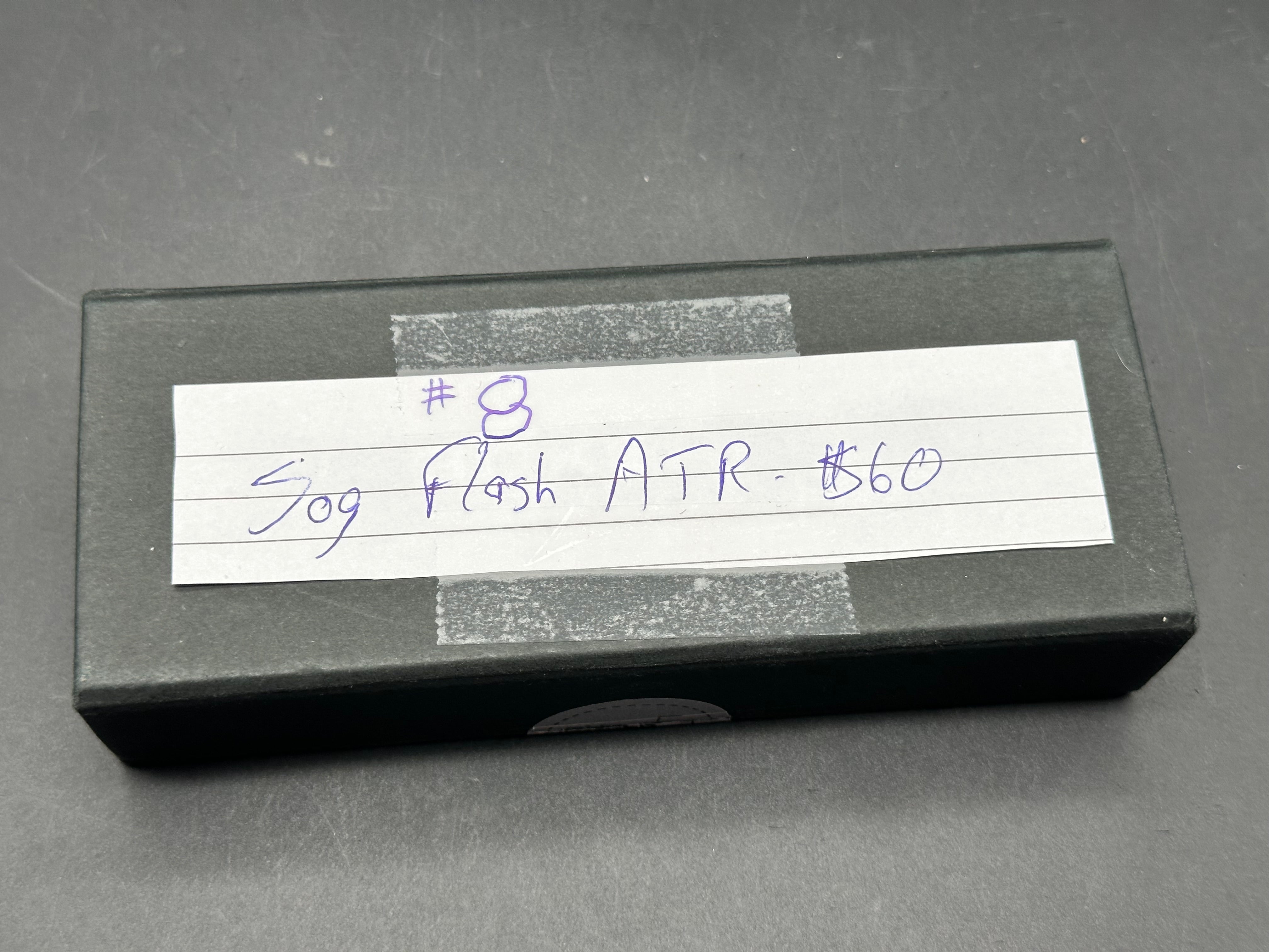 SOG Flash AT-XR Lock Knife Civic Cyan GRN 3.45"