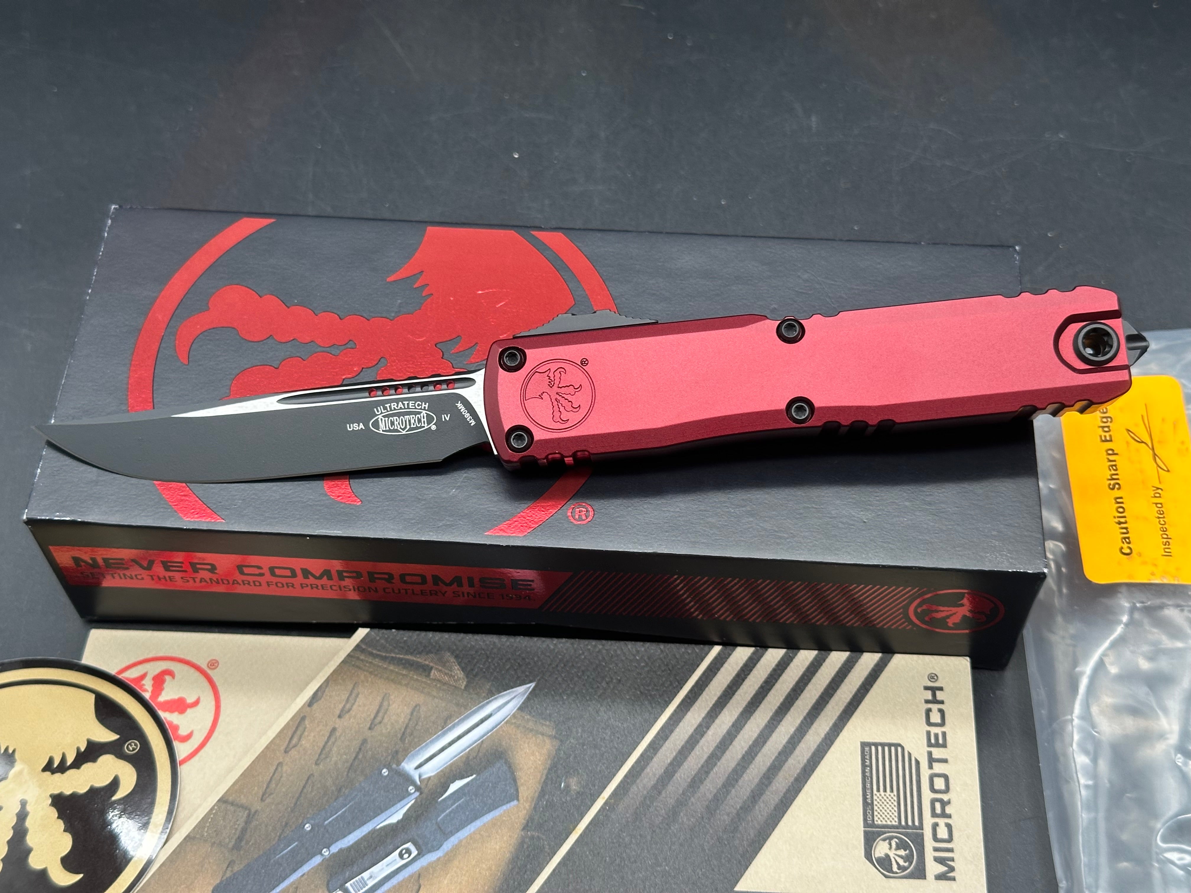 Microtech Ultratech S/E Gen IV Merlot 11214-1 MR