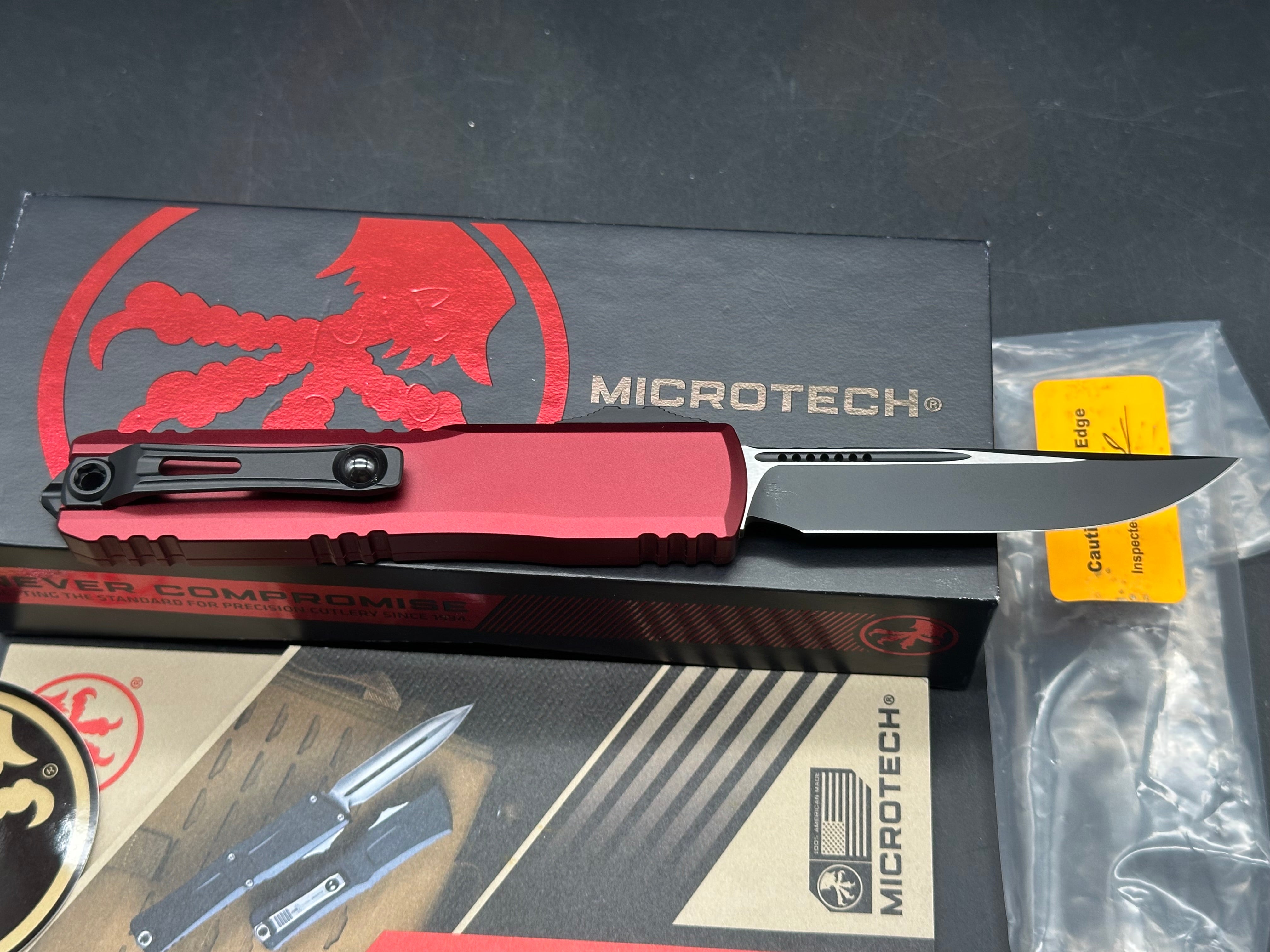 Microtech Ultratech S/E Gen IV Merlot 11214-1 MR