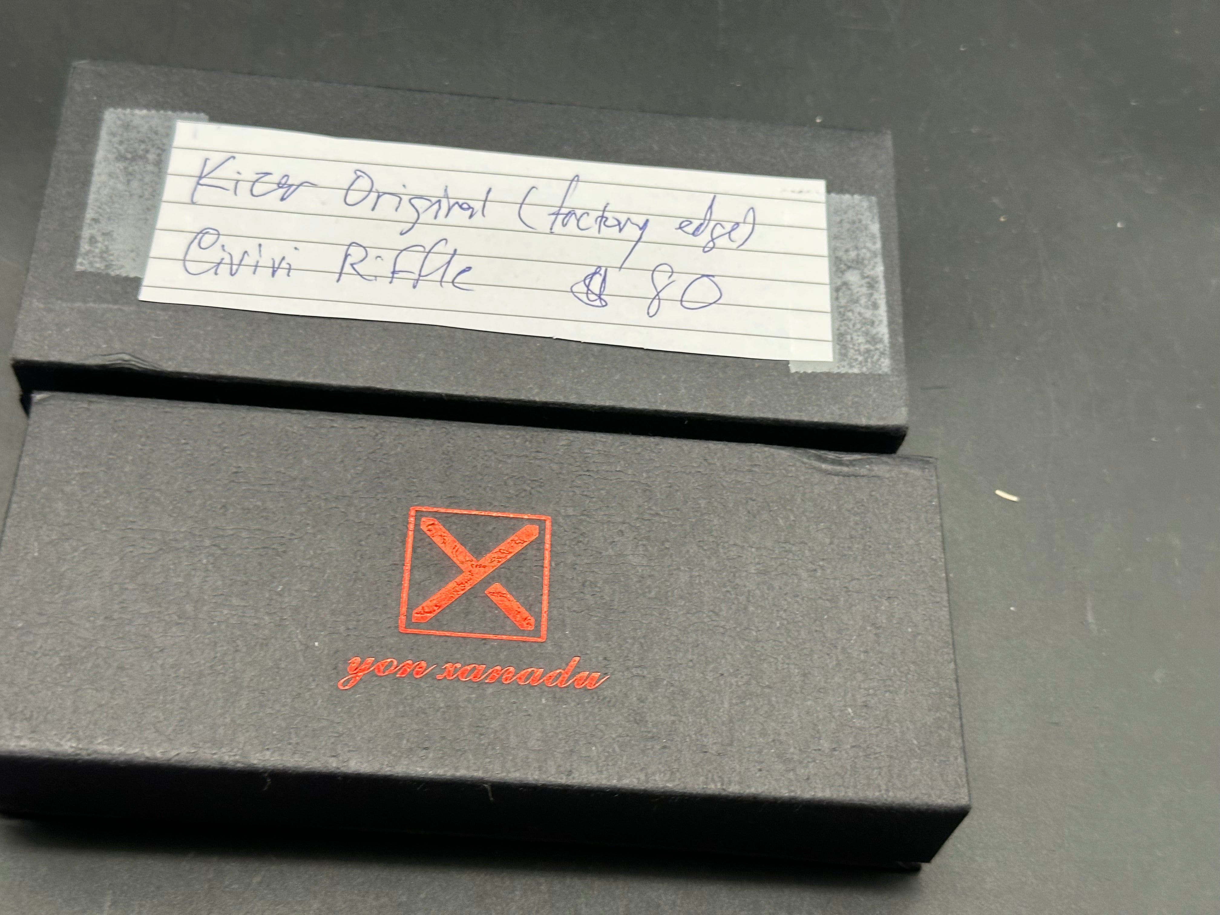 2 knife deal Kizer Original & Civivi Riffle