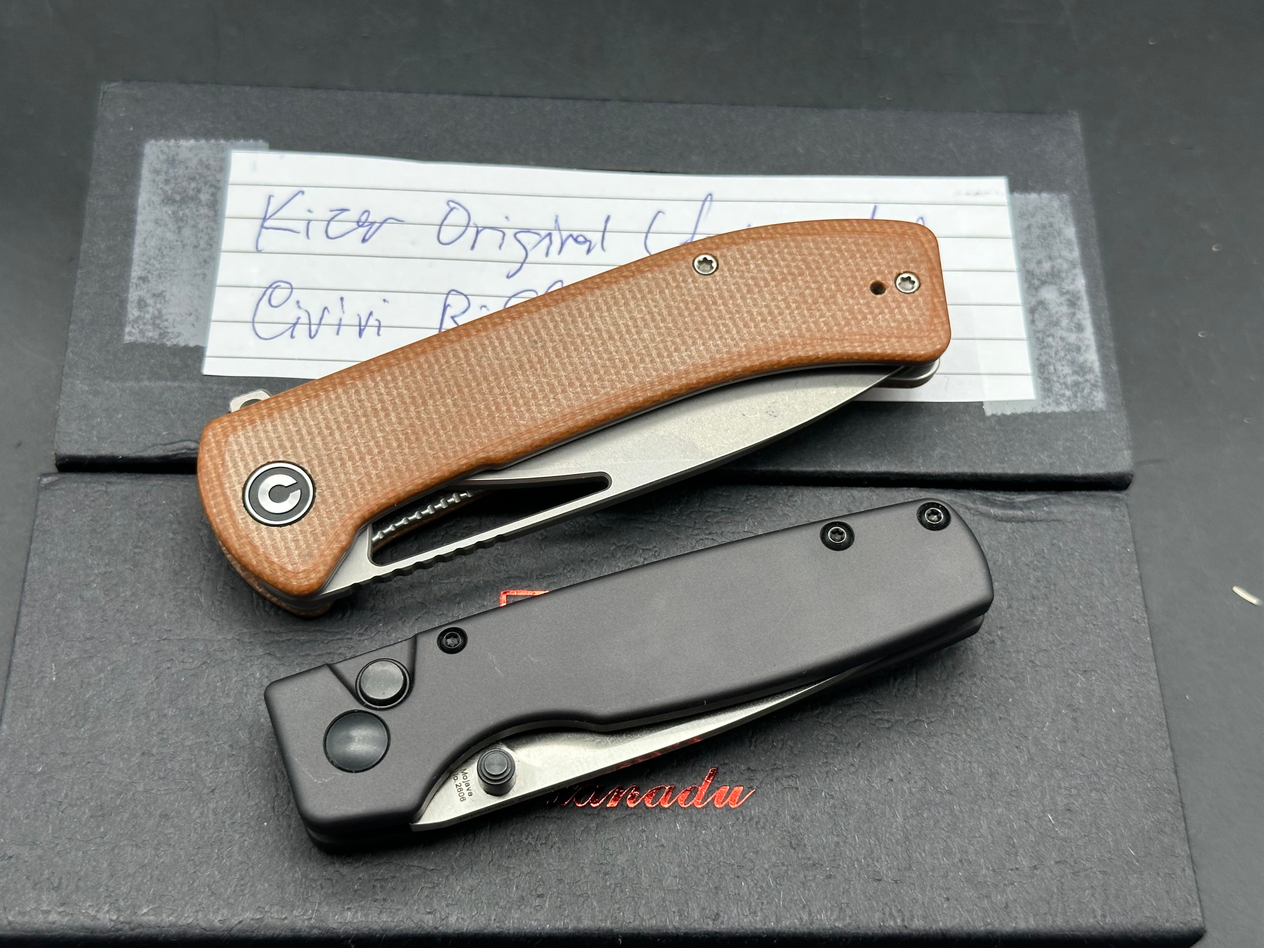 2 knife deal Kizer Original & Civivi Riffle