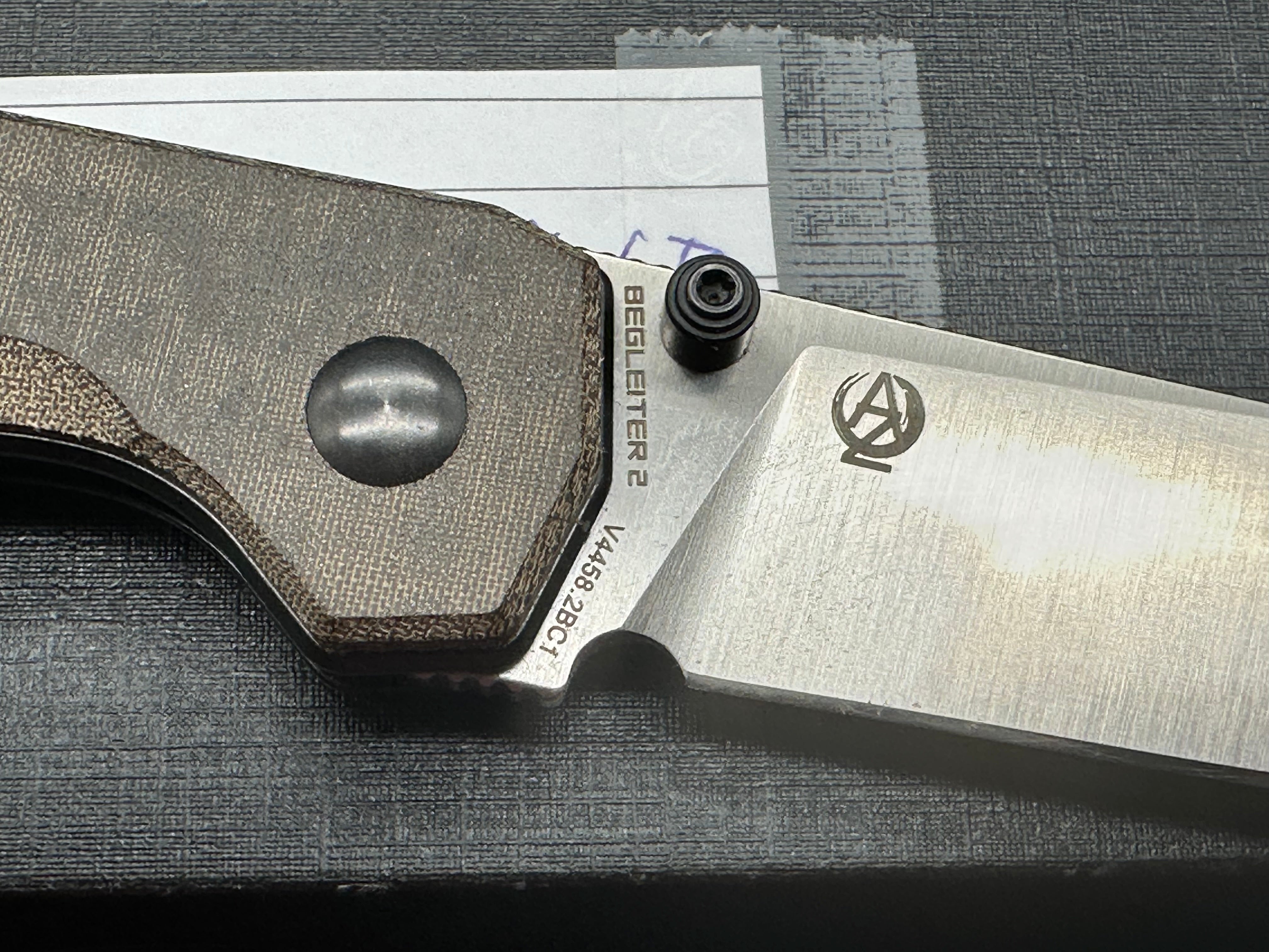 Kizer Kizer Begleiter micarta handle, 154cm blade