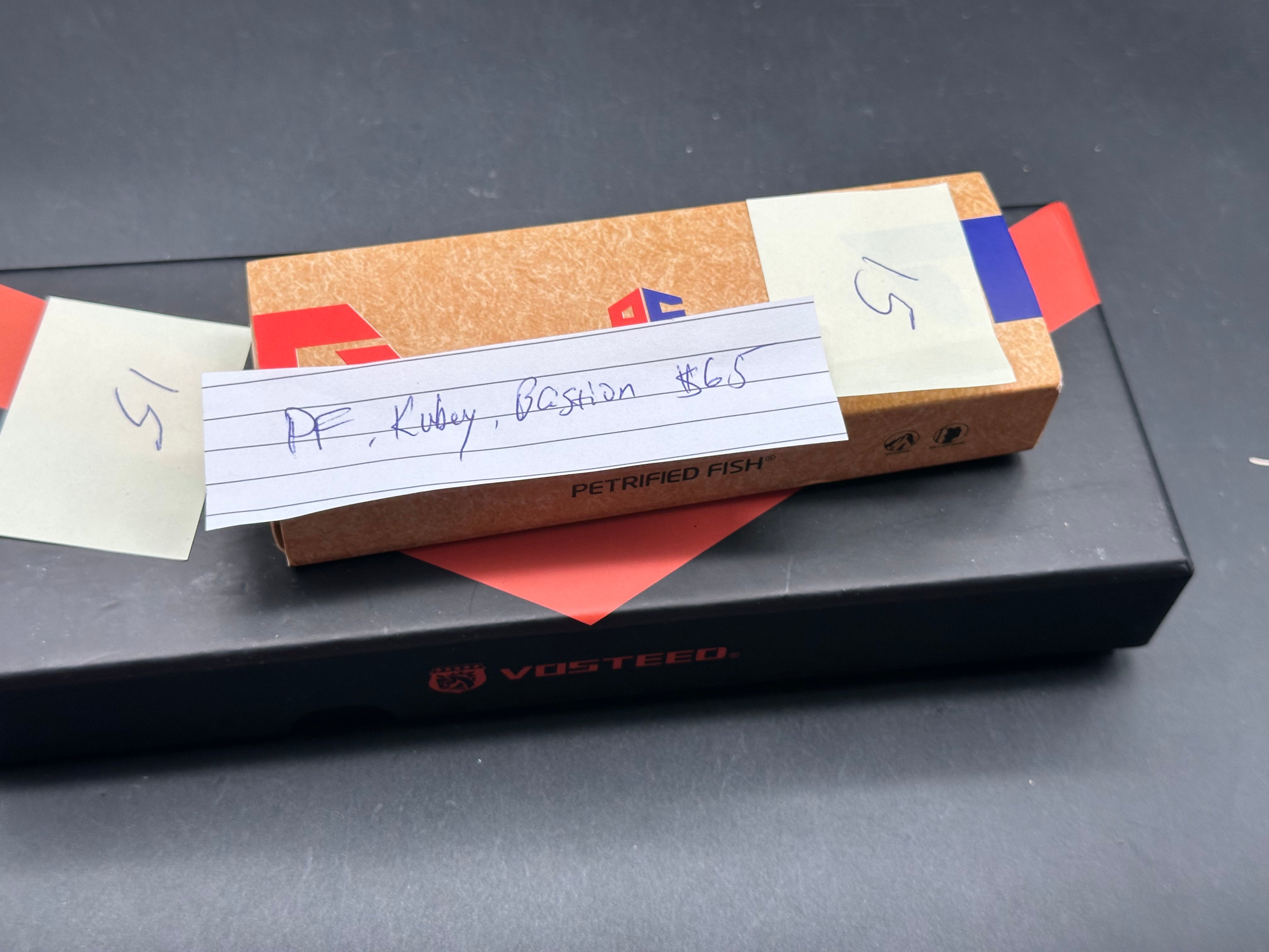 3 knife deal Petrified Fish PF929 , Kubey and Bastion Braza