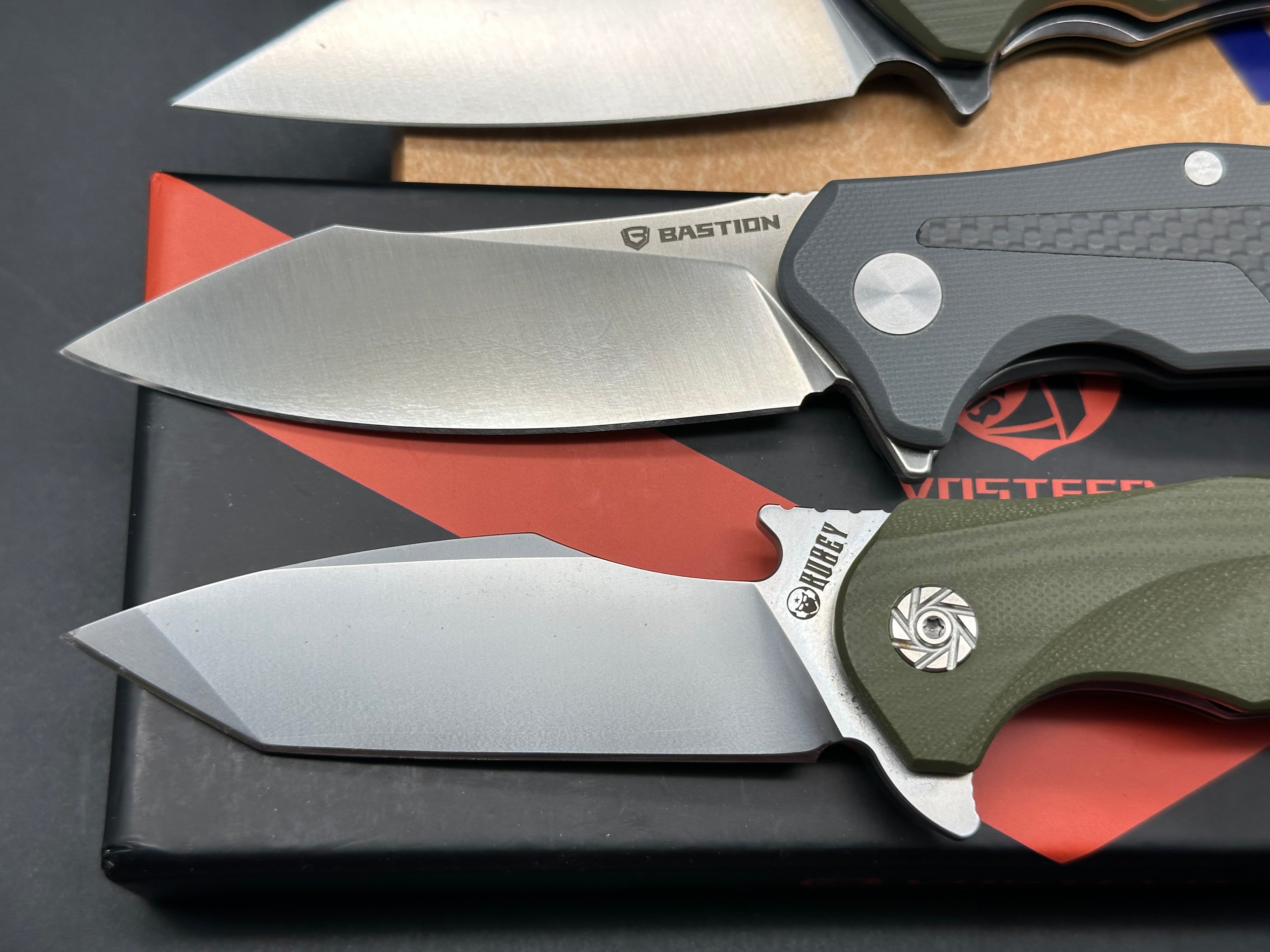 3 knife deal Petrified Fish PF929 , Kubey and Bastion Braza