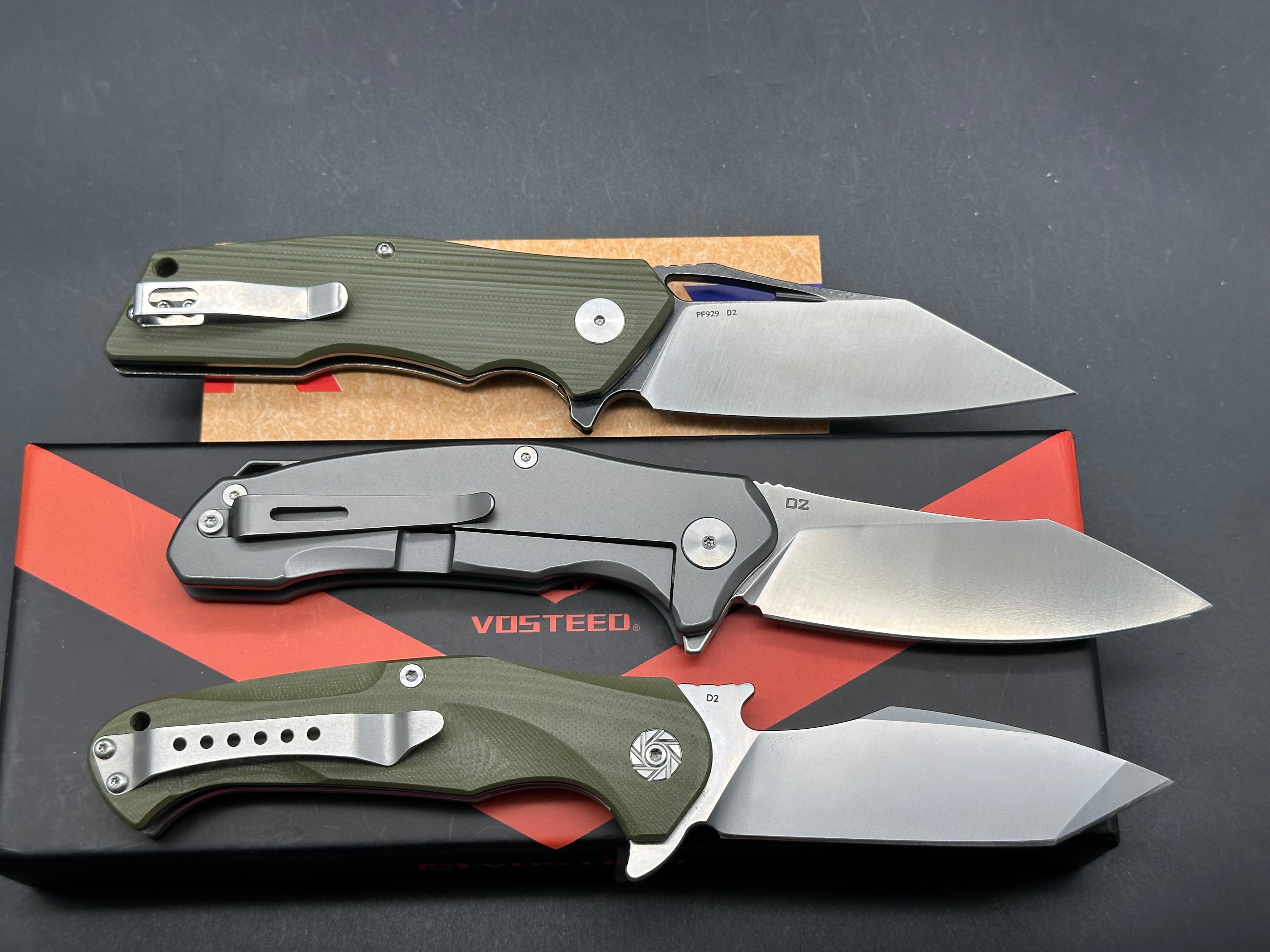 3 knife deal Petrified Fish PF929 , Kubey and Bastion Braza