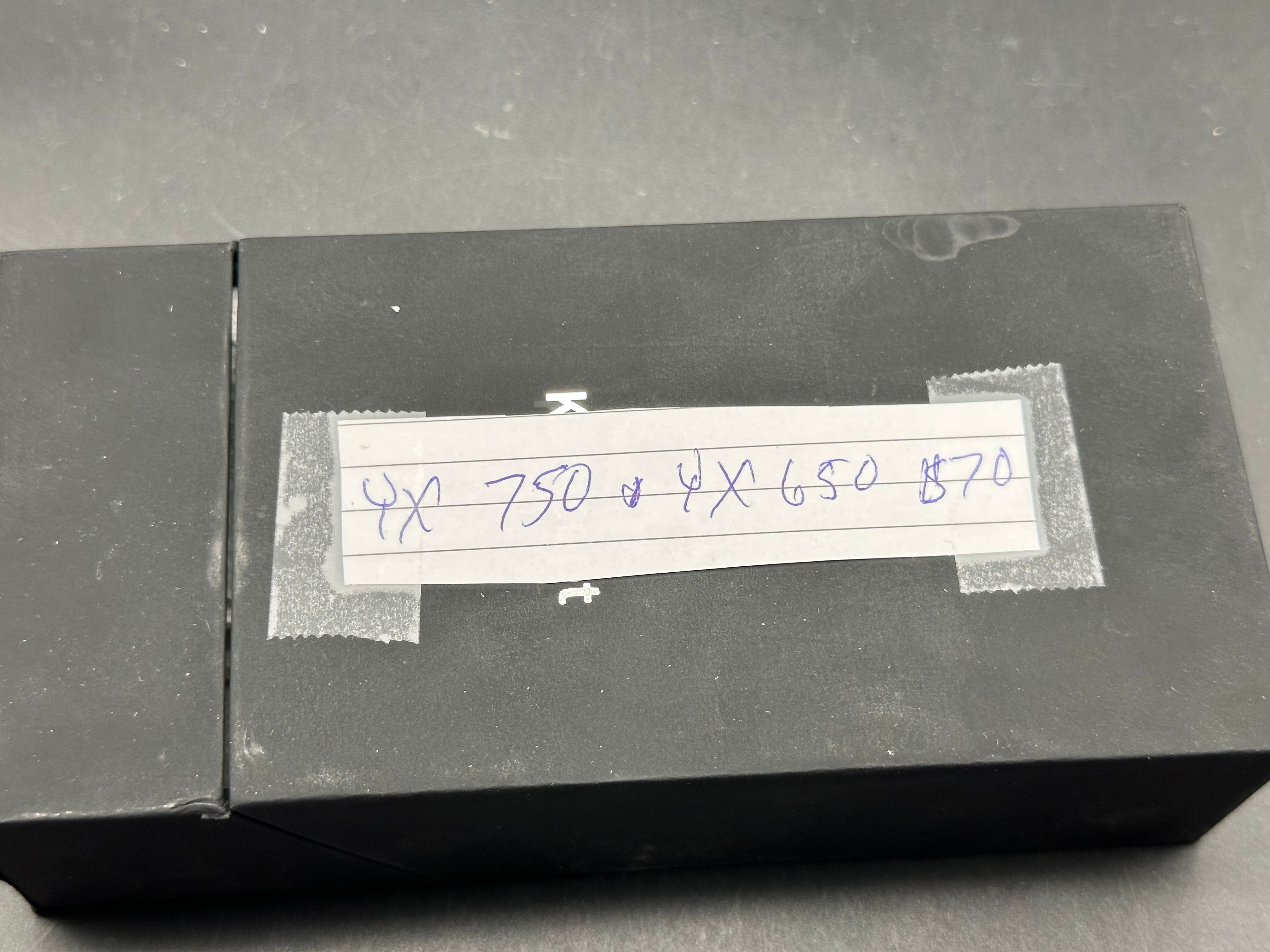 2 knife deal YX 750 titanium handle, VG10 blade and YX 650 titanium handle, D2 blade