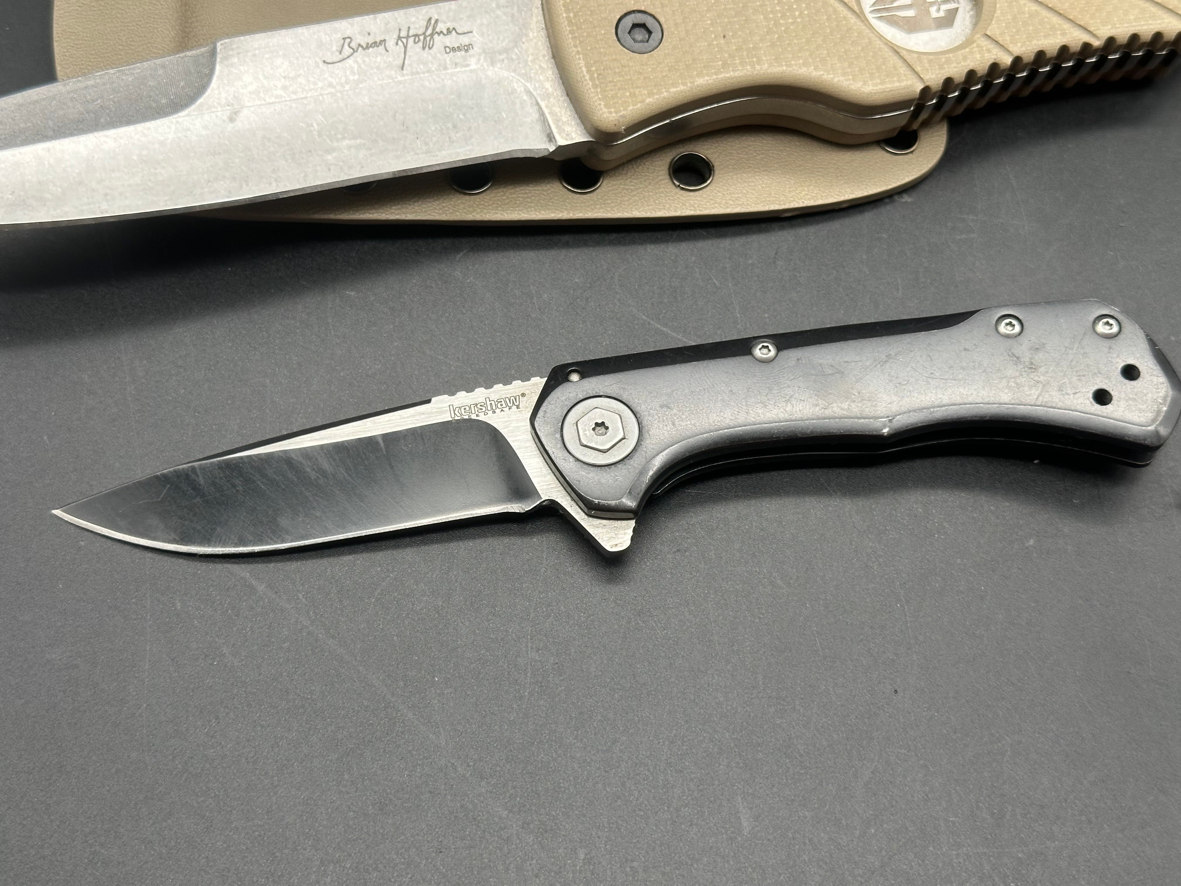 6 knife Package Deal Hoffner,Bastinelli,CRKT,Cold Steel,Kershaw