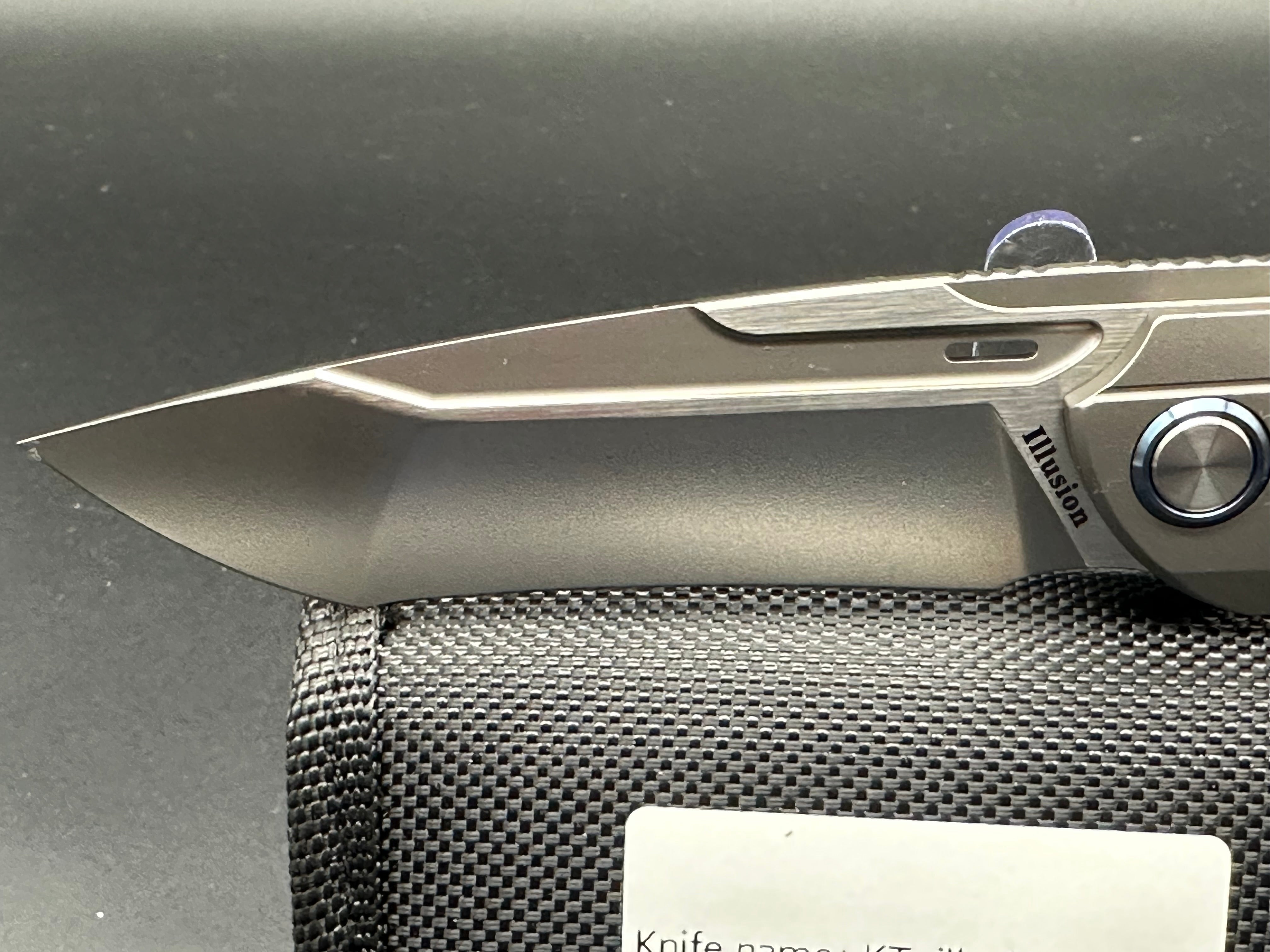 Ketuo Illusion titanium handle w/M390 blade