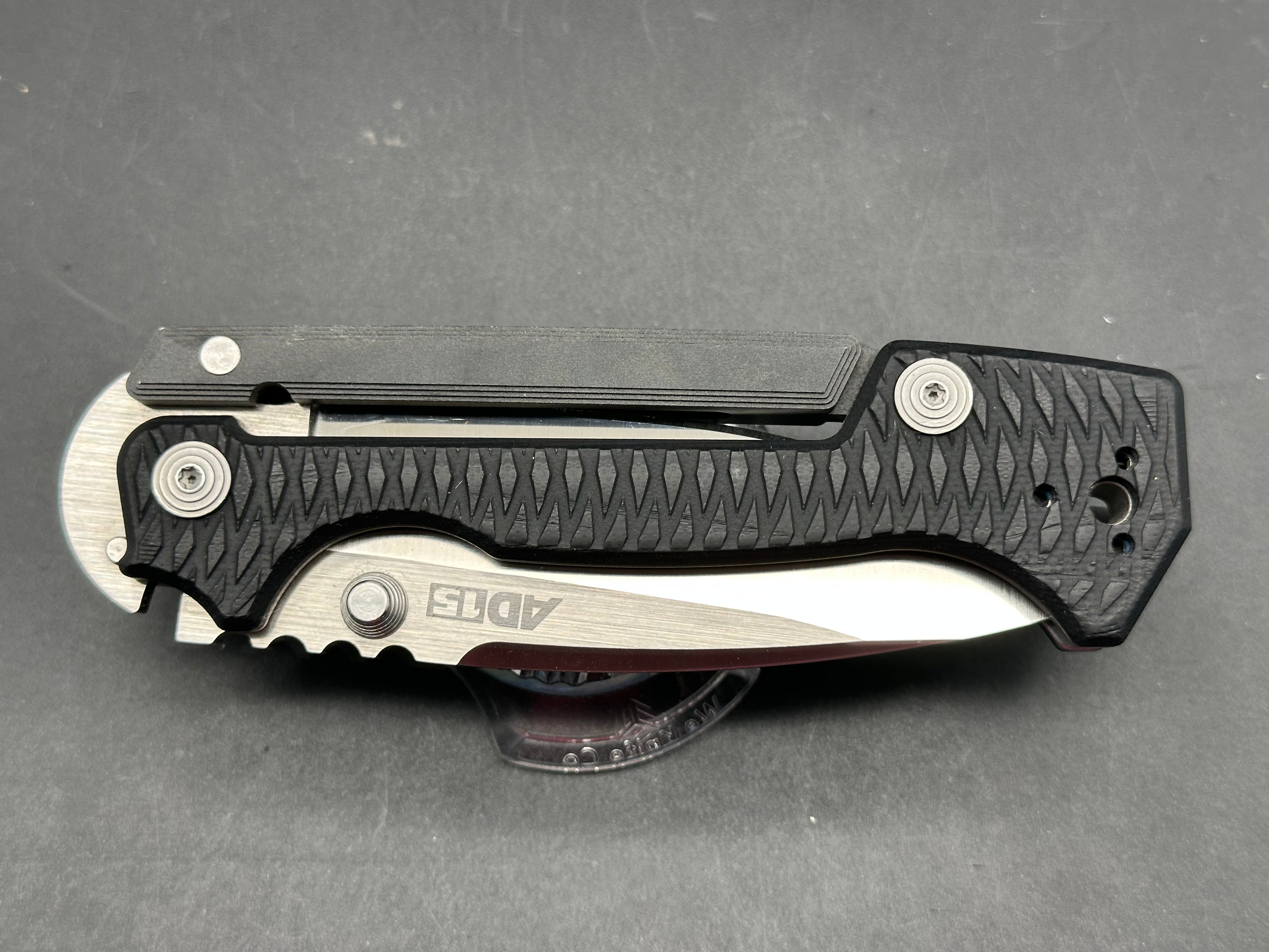 Cold Steel Demko AD-15 Scorpion Lock Knife Black G-10 (3.5" Satin S35VN)