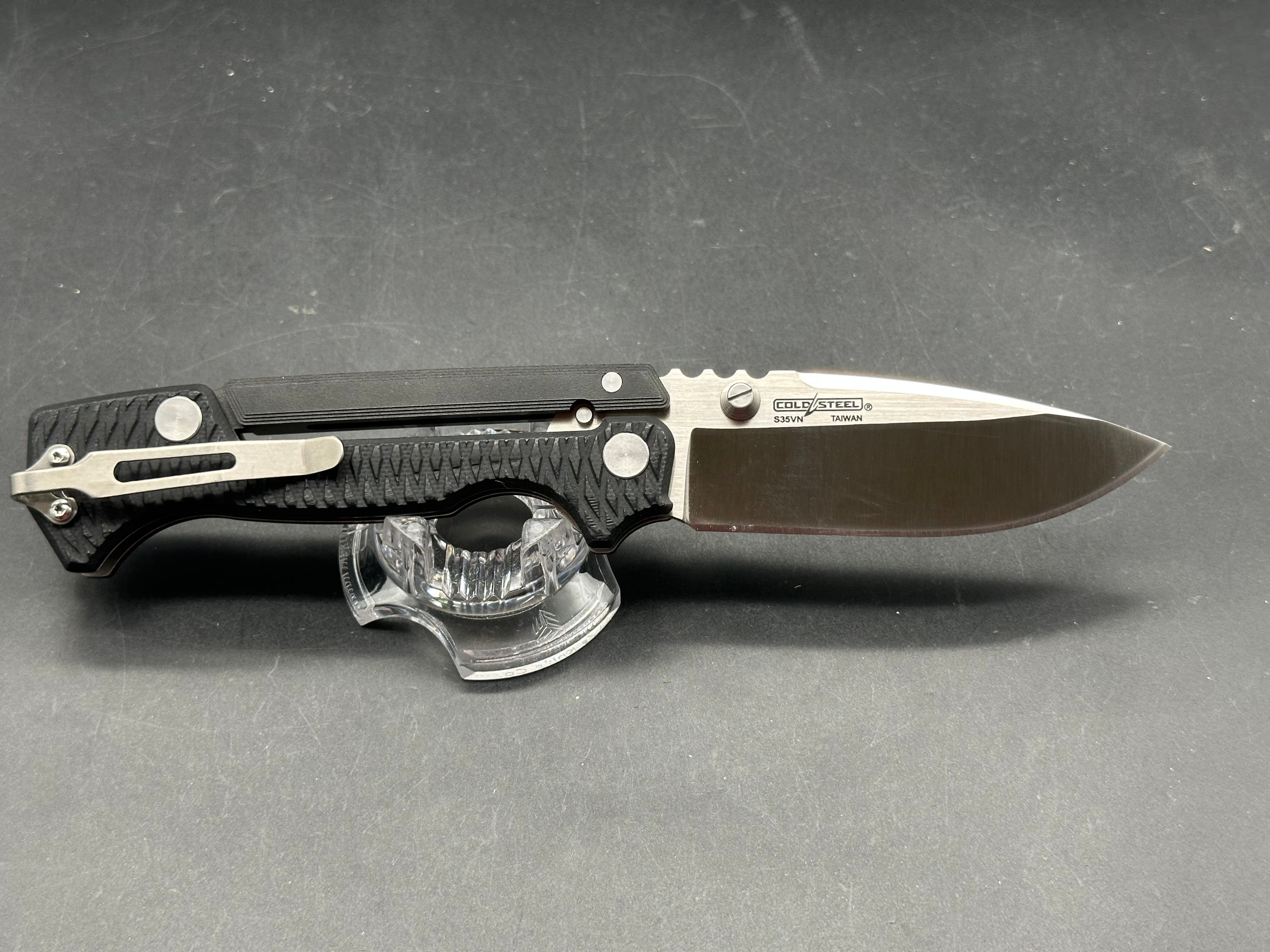 Cold Steel Demko AD-15 Scorpion Lock Knife Black G-10 (3.5" Satin S35VN)