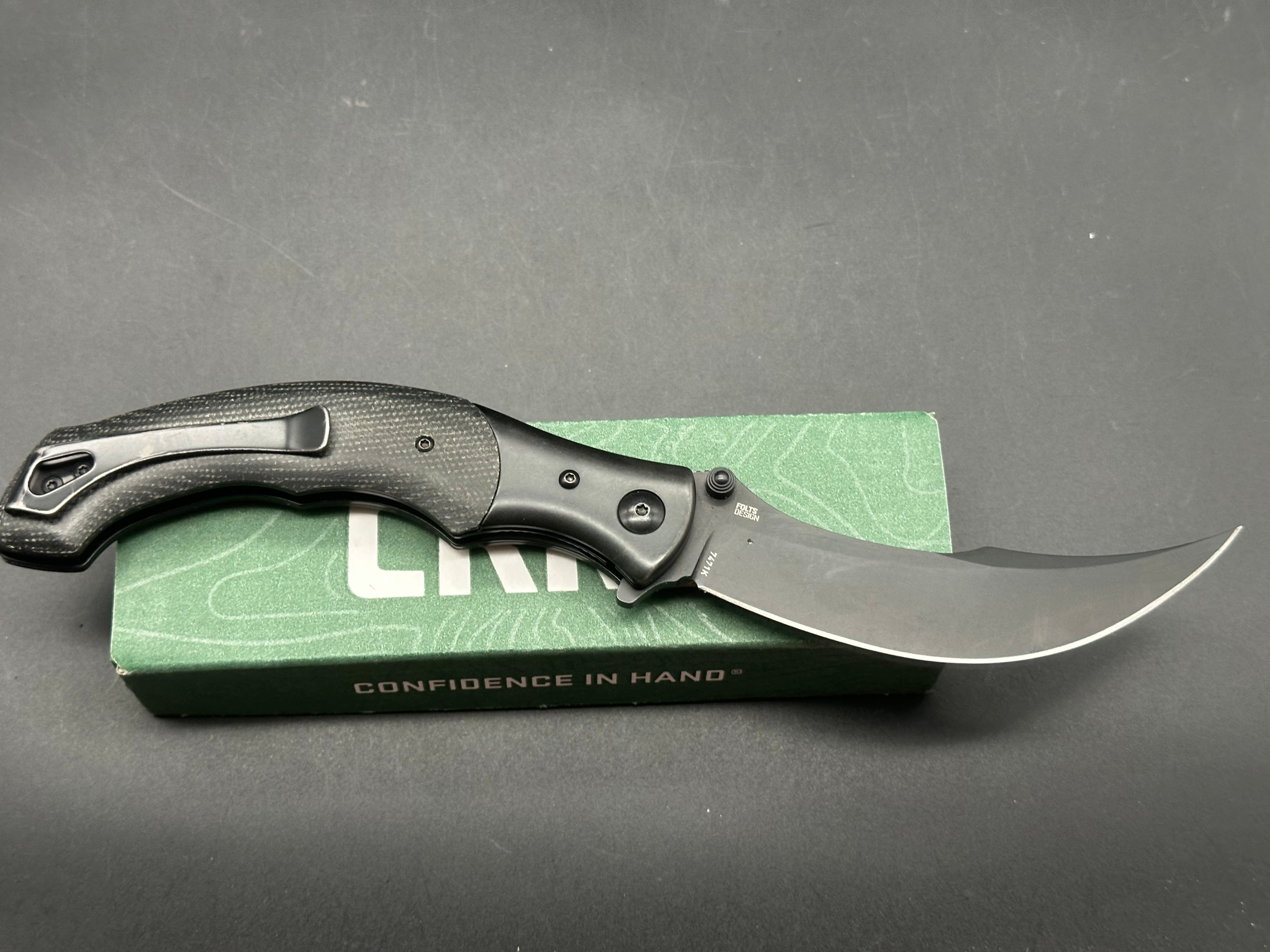 6 knife Package Deal Hoffner,Bastinelli,CRKT,Cold Steel,Kershaw