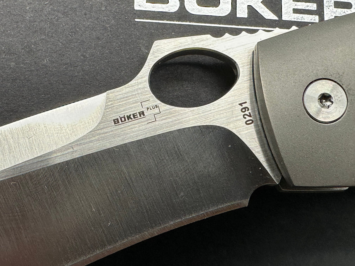 Boker Plus Marlowe Squail Junior Liner Lock Knife G-10/Ti (3.3" Satin)