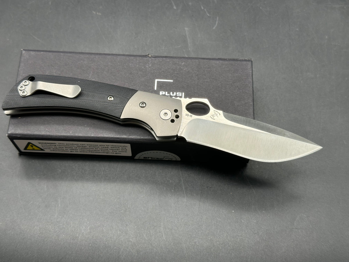 Boker Plus Marlowe Squail Junior Liner Lock Knife G-10/Ti (3.3" Satin)