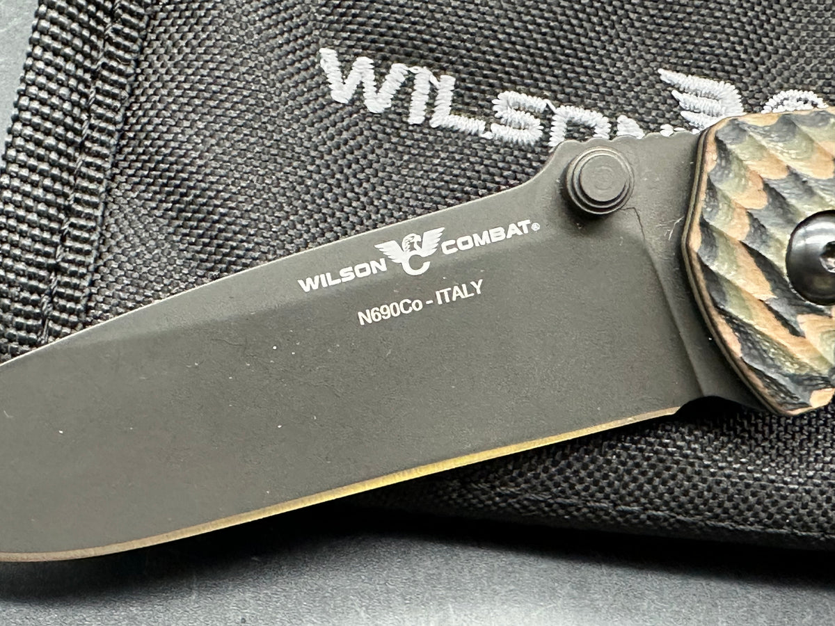 Wilson Combat Extreme Lite Carry 3.5" N690C Stainless Steel Blade G-10 Handle