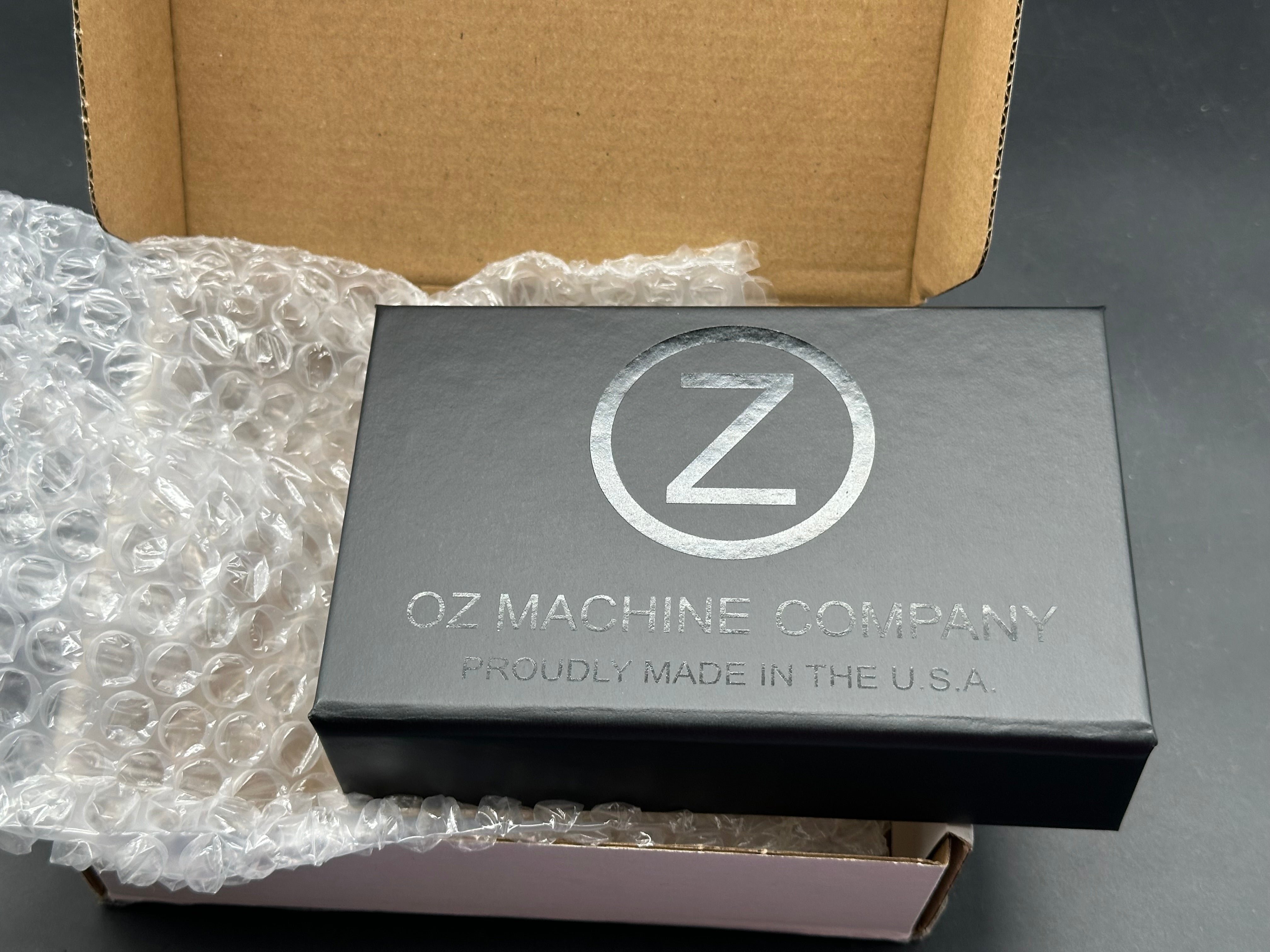 OZ Machine Company Roosevelt - #2928 Stonewashed Magnacut Blade, All Ti Construction