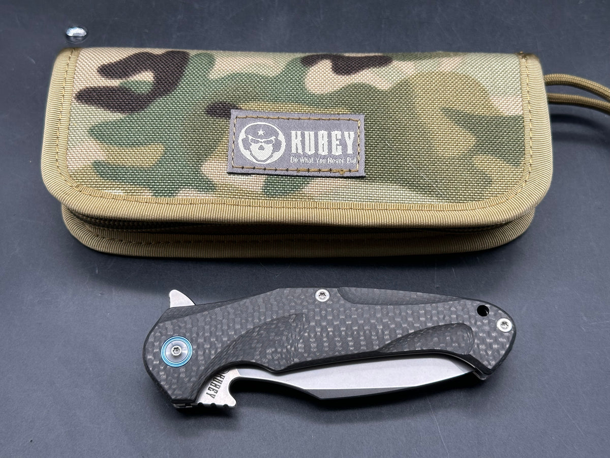 Kubey KU159 CF titanium/CF w/S35VN blade
