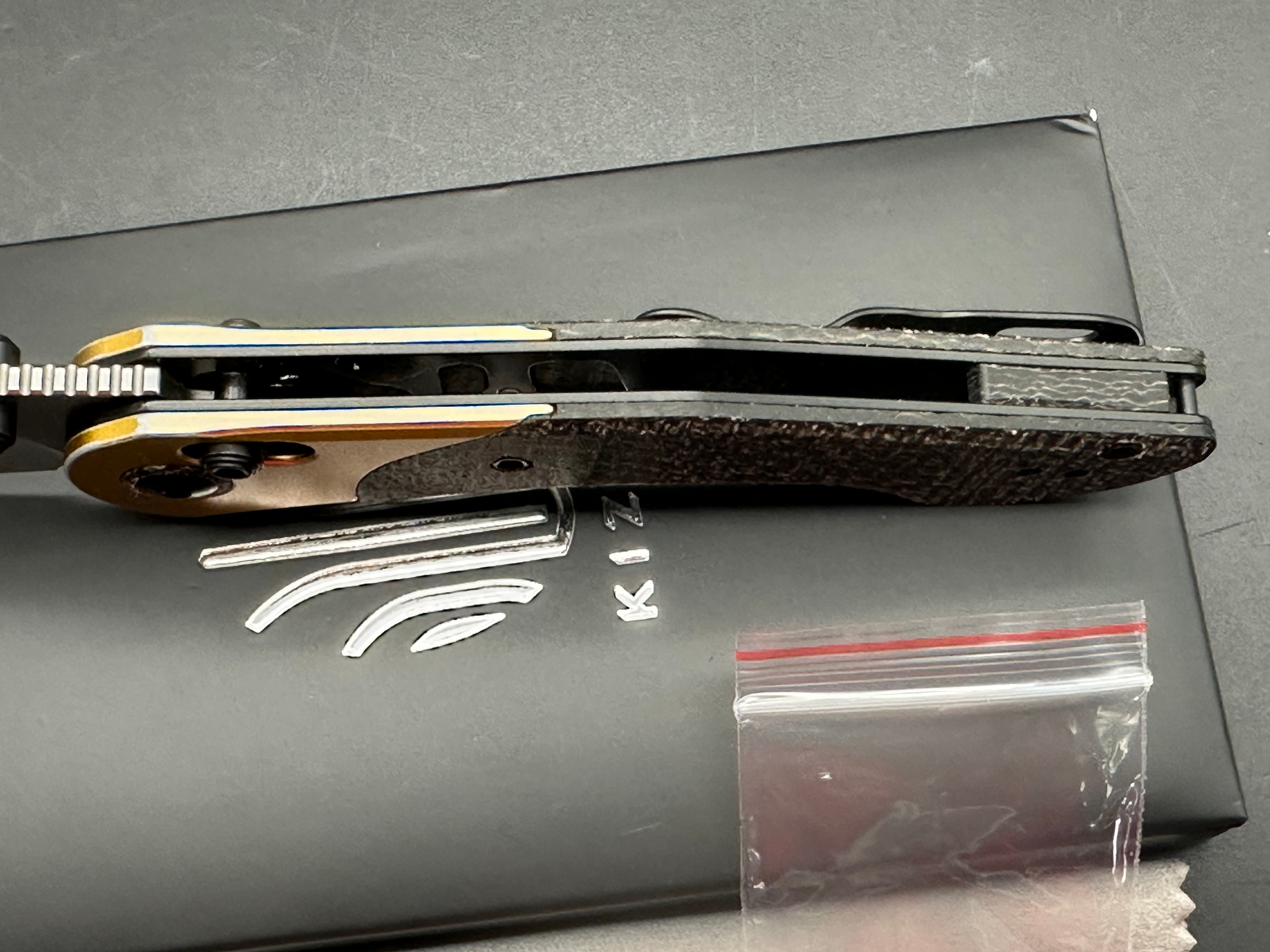 Kizer MINI MYSTIC | NITRO-V | ALUMINUM+BURLAP MICARTA
