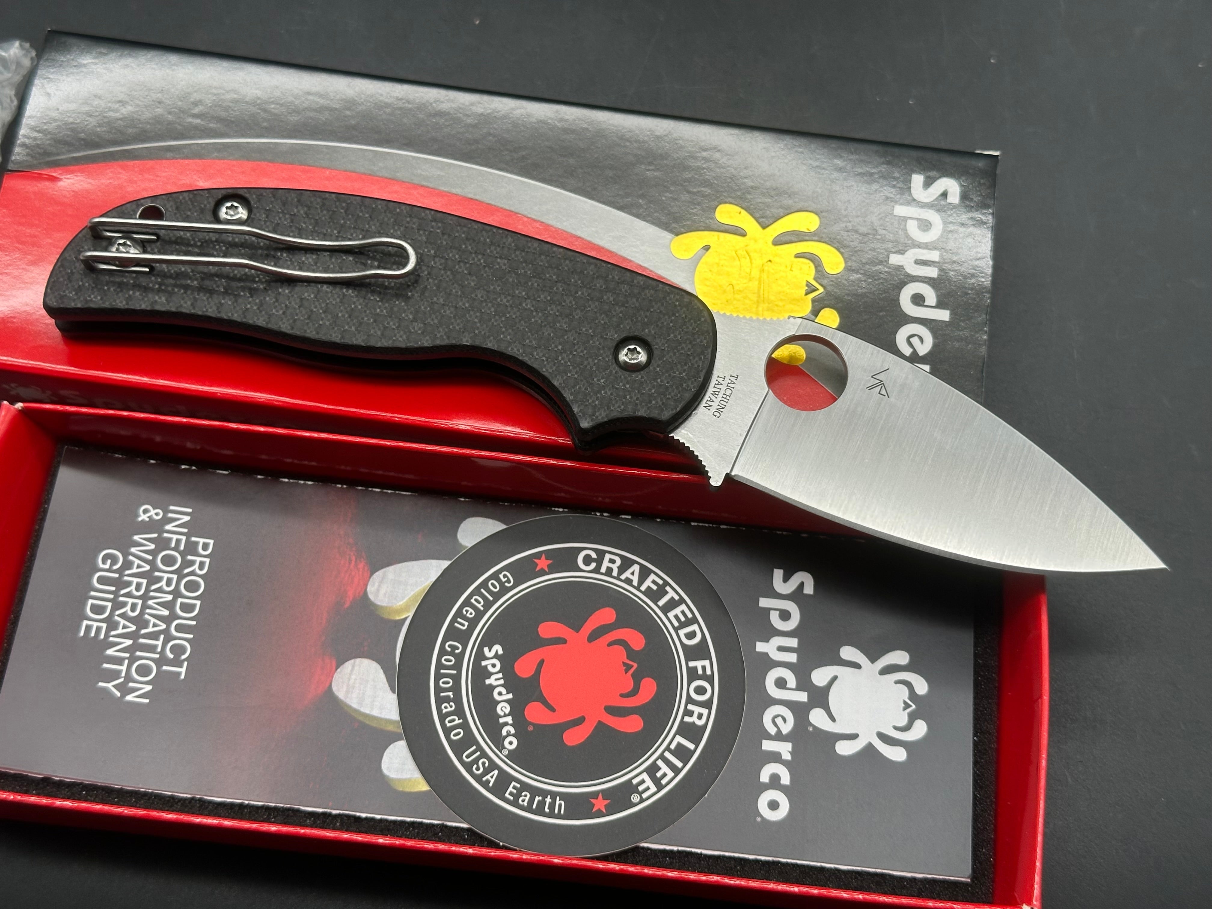 Spyderco Sage 6 3" CPM S30V Satin Blade with Carbon Fiber and G10 Laminate