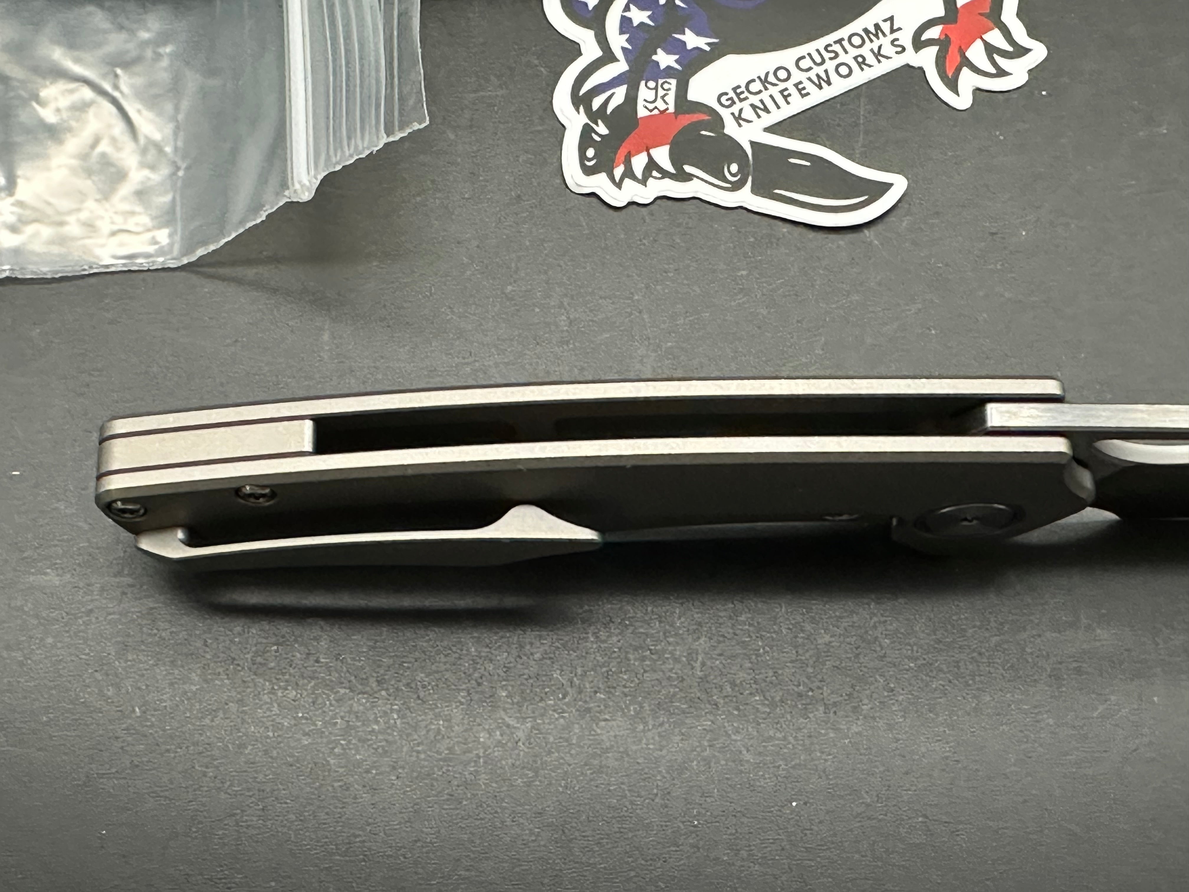 Gecko Customz Knifeworks Sikorae, 3.04" MagnaCut Satin Blade