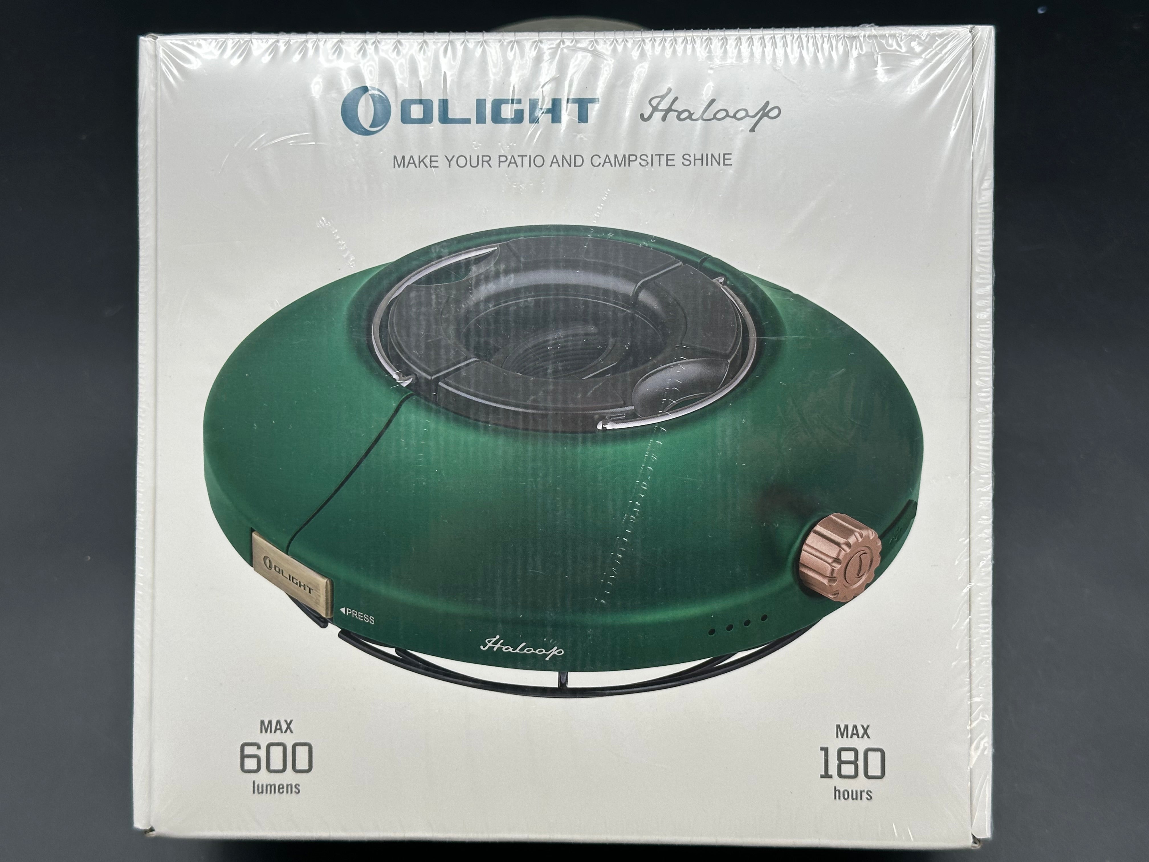 Olight Haloop Camping Light - Forest Green plus optional stand