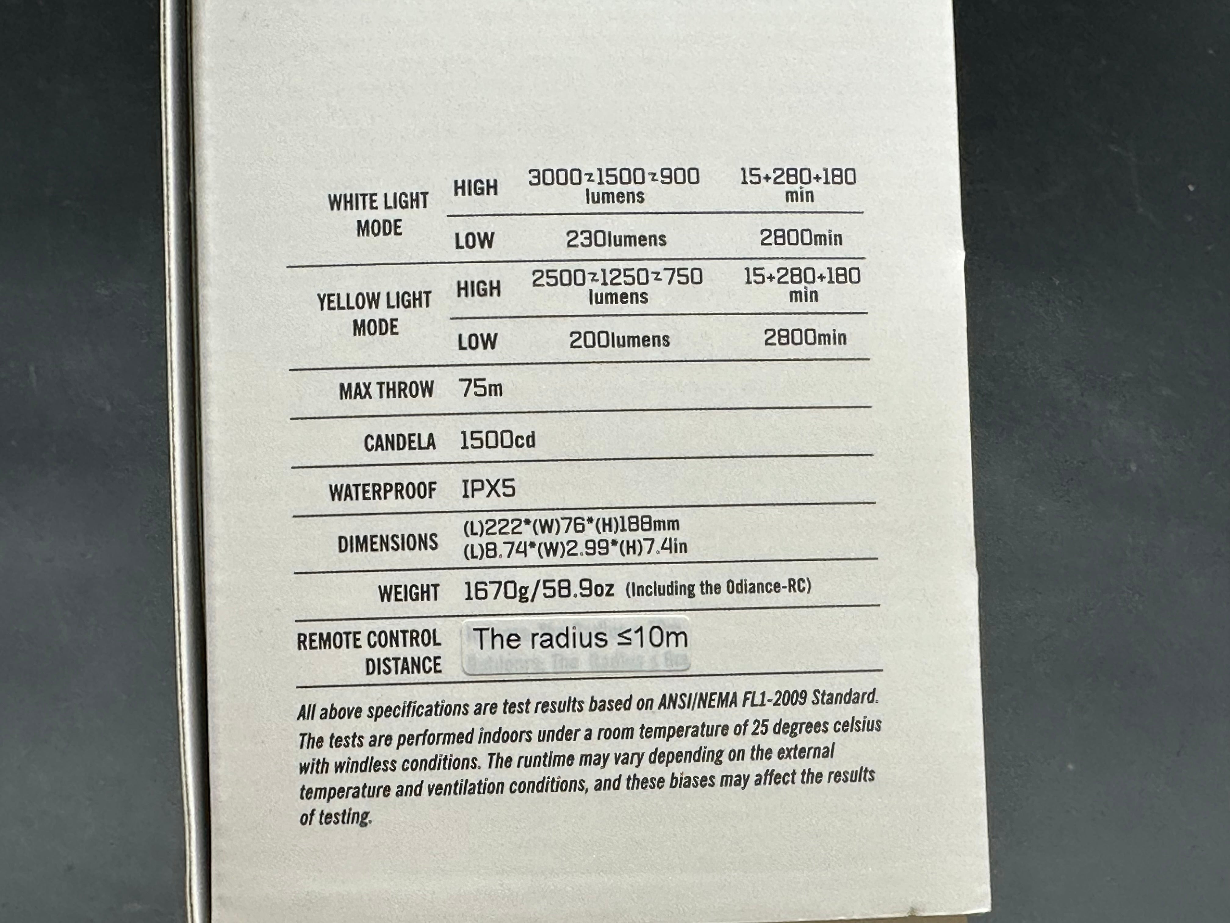 Odiance Flood Work Light 3000 lumen