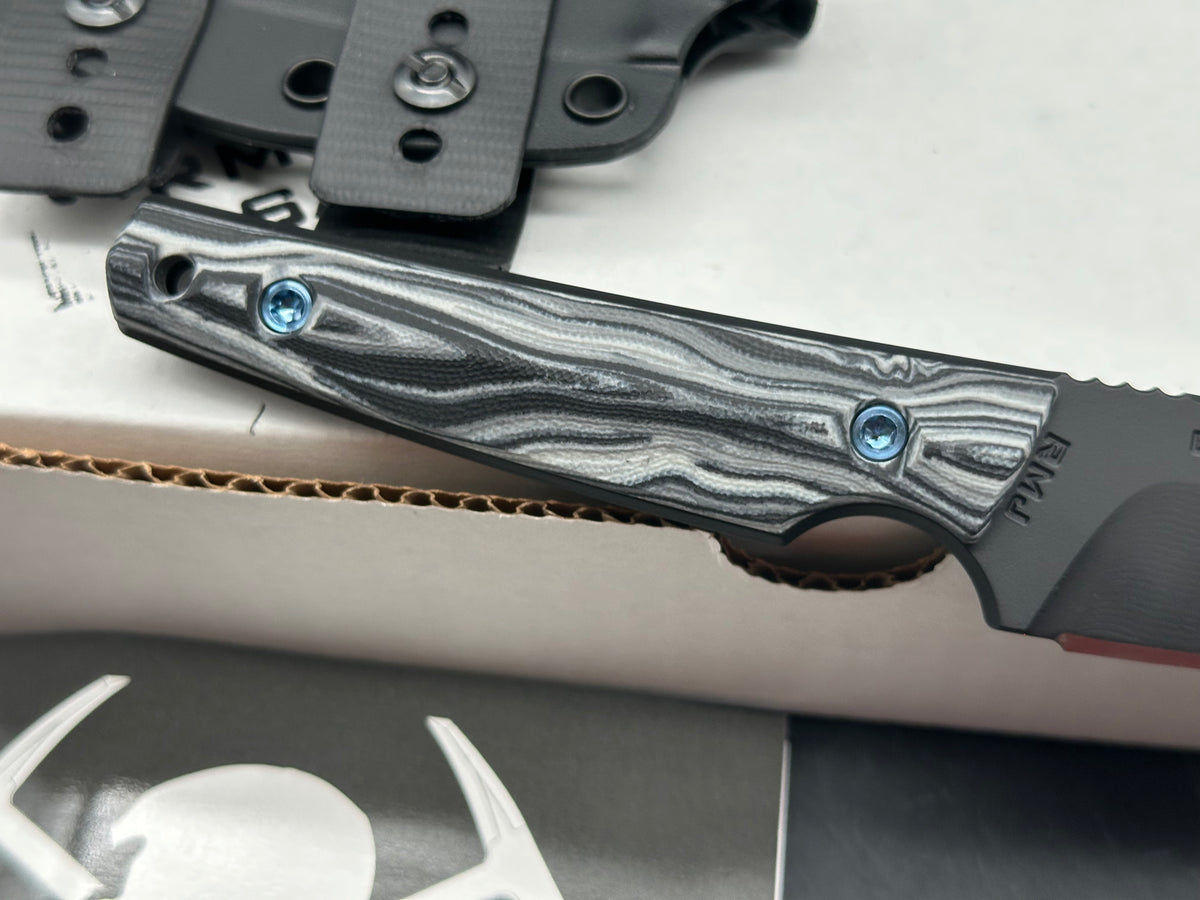 RMS Tactical Unmei DLT Exclusive with Urban Camo handles. Black Magnacut blade