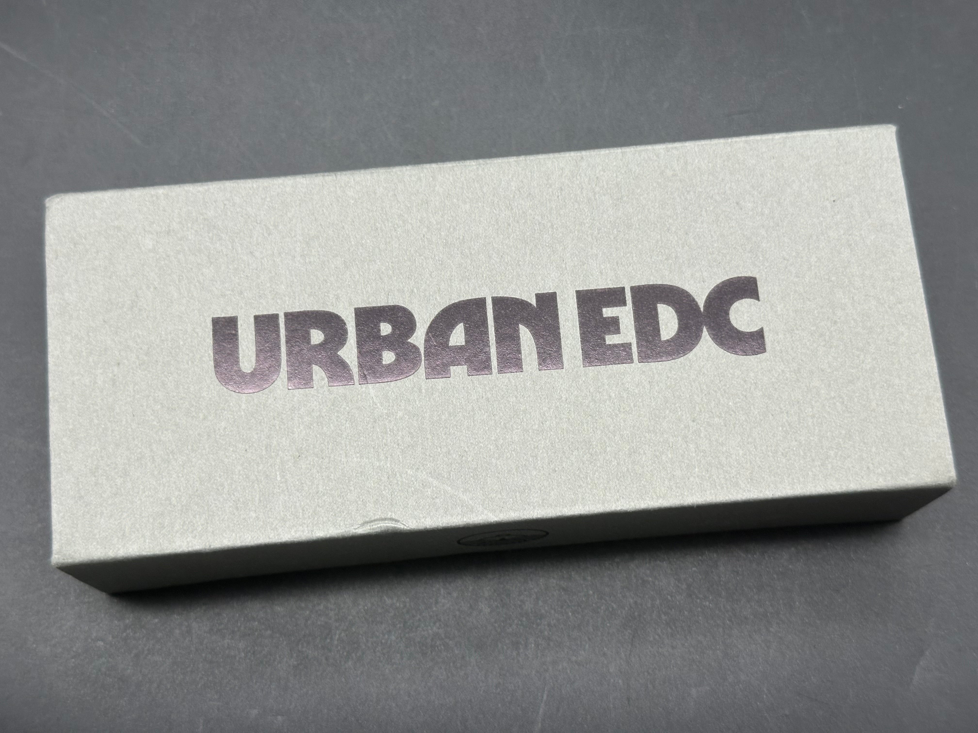 Urban EDC Becerro, Belt Satin S90V Blade, Bead-Blasted Ti Handles